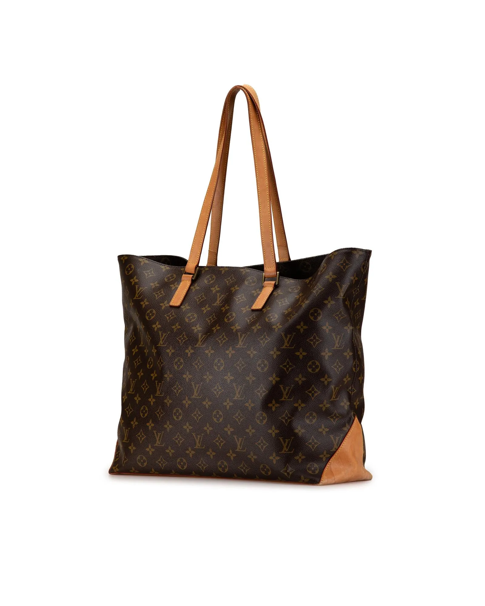 Monogram Canvas Cabas Alto with Vachetta Leather Straps