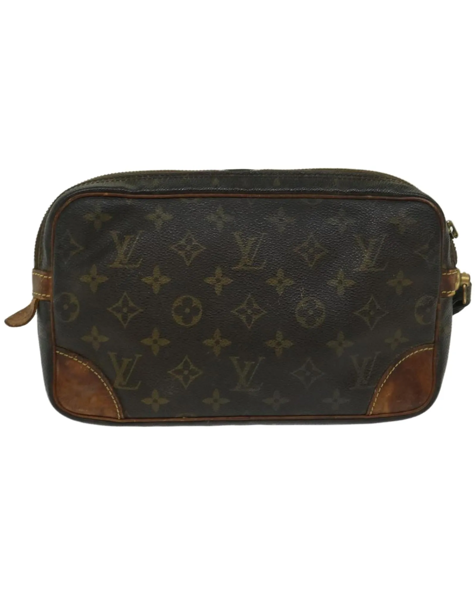 Monogram Canvas Dragonne Clutch Bag