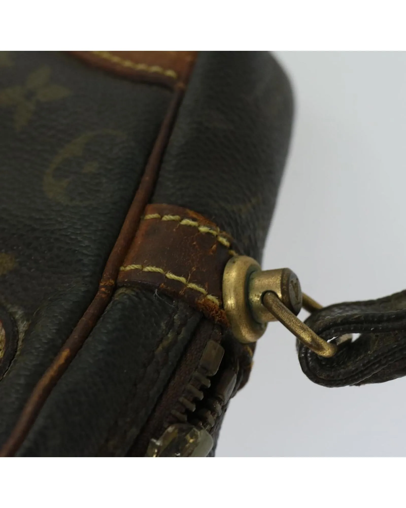 Monogram Canvas Dragonne Clutch Bag