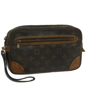 Monogram Canvas Dragonne Clutch Bag