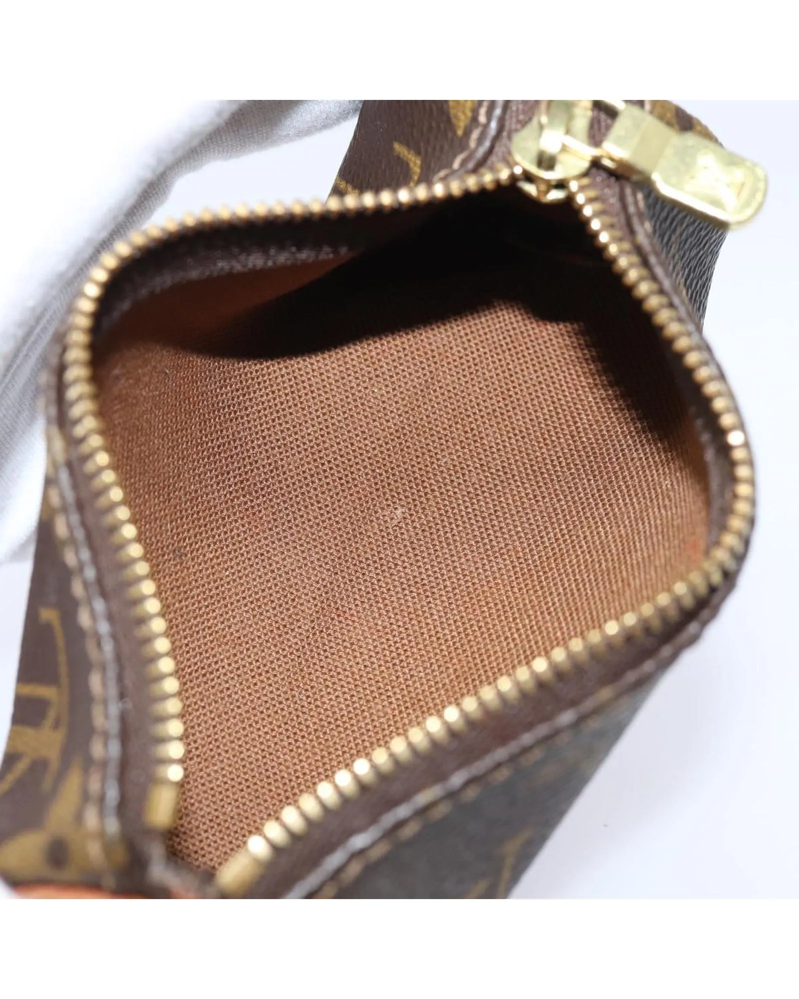 Monogram Canvas Golf Ball Pouch