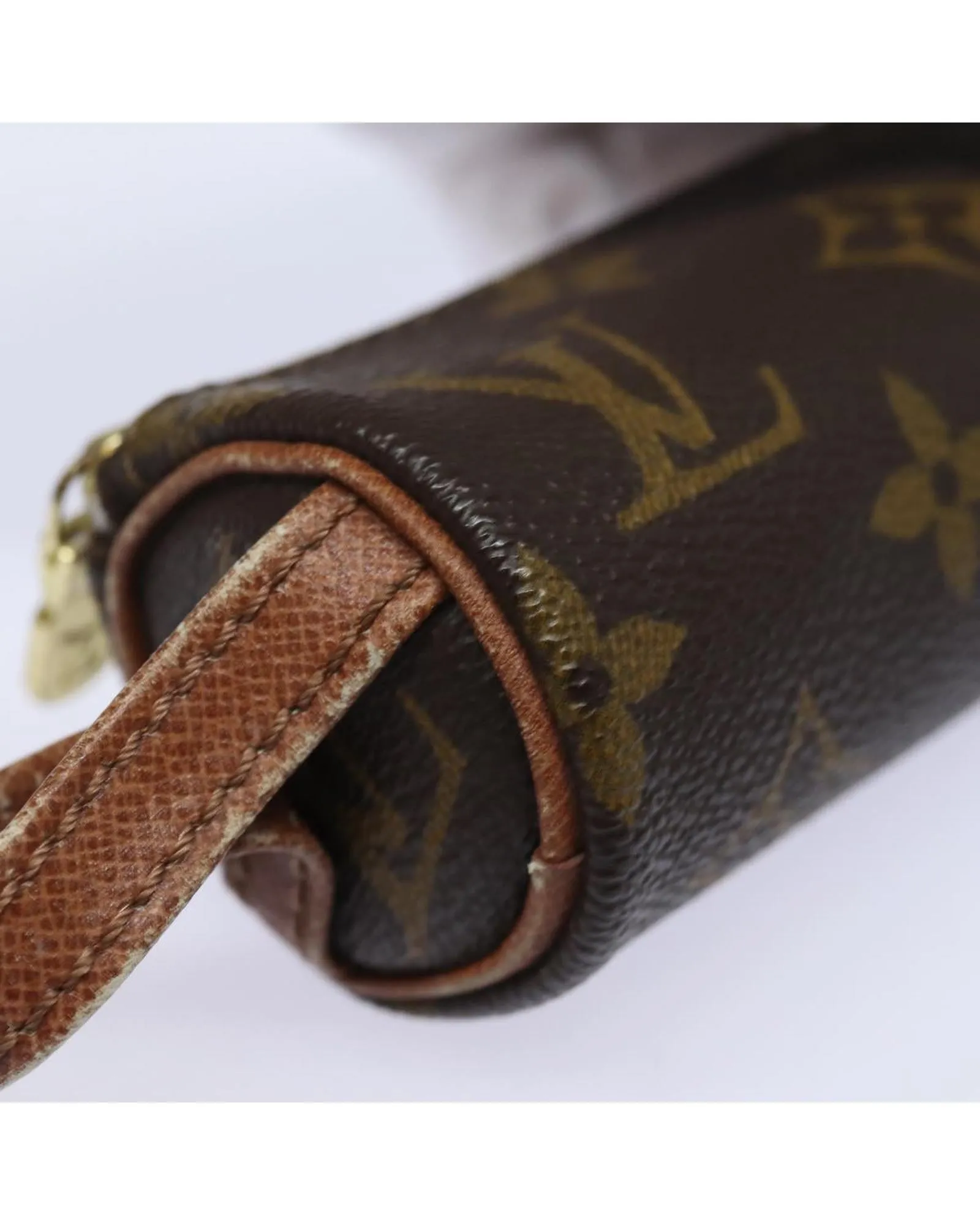 Monogram Canvas Golf Ball Pouch