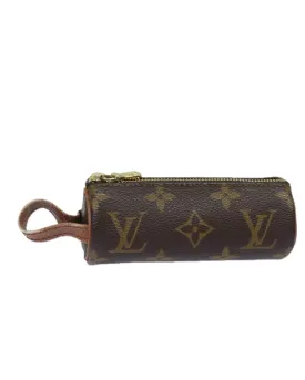 Monogram Canvas Golf Ball Pouch