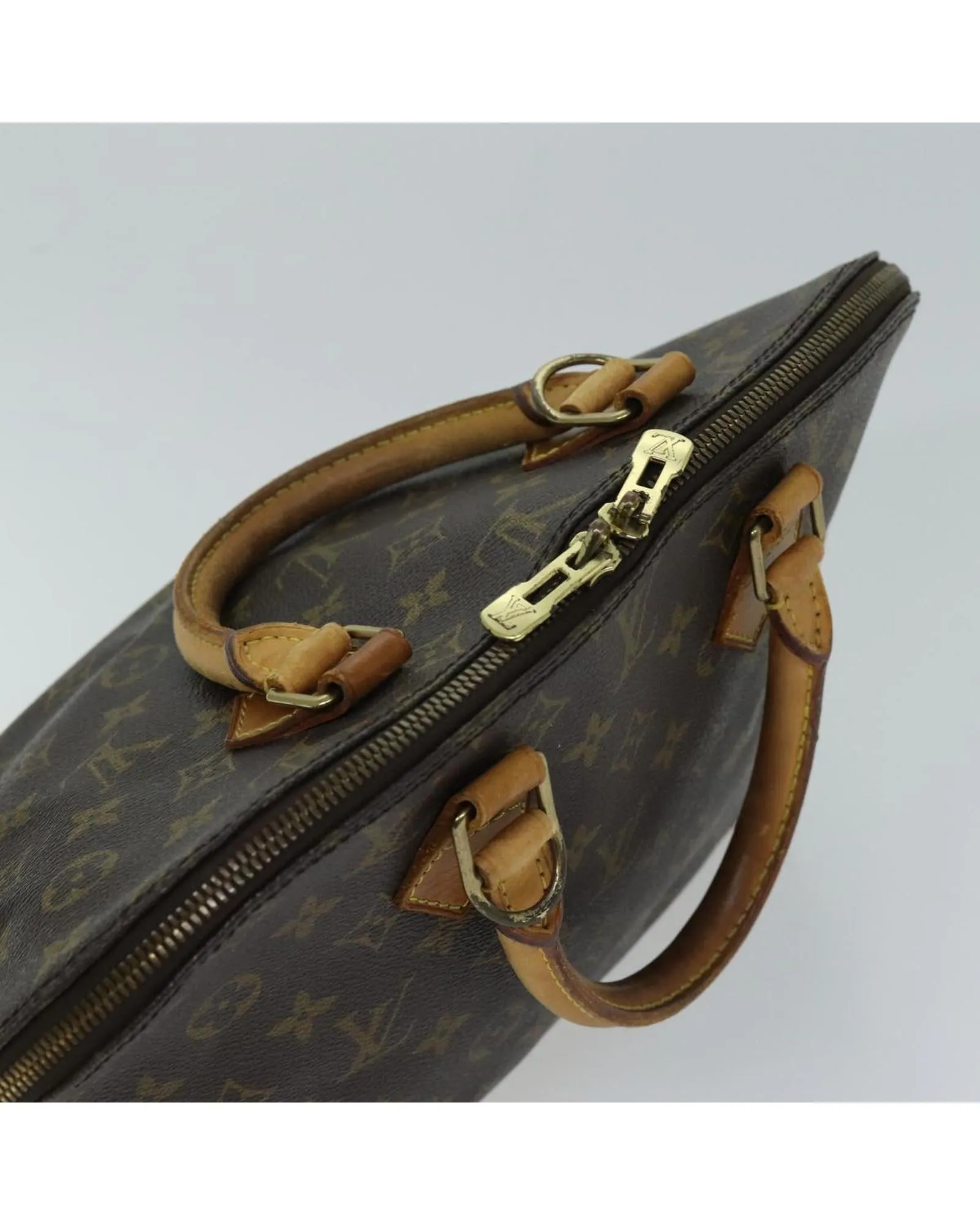 Monogram Canvas Hand Bag with Accessories - Used