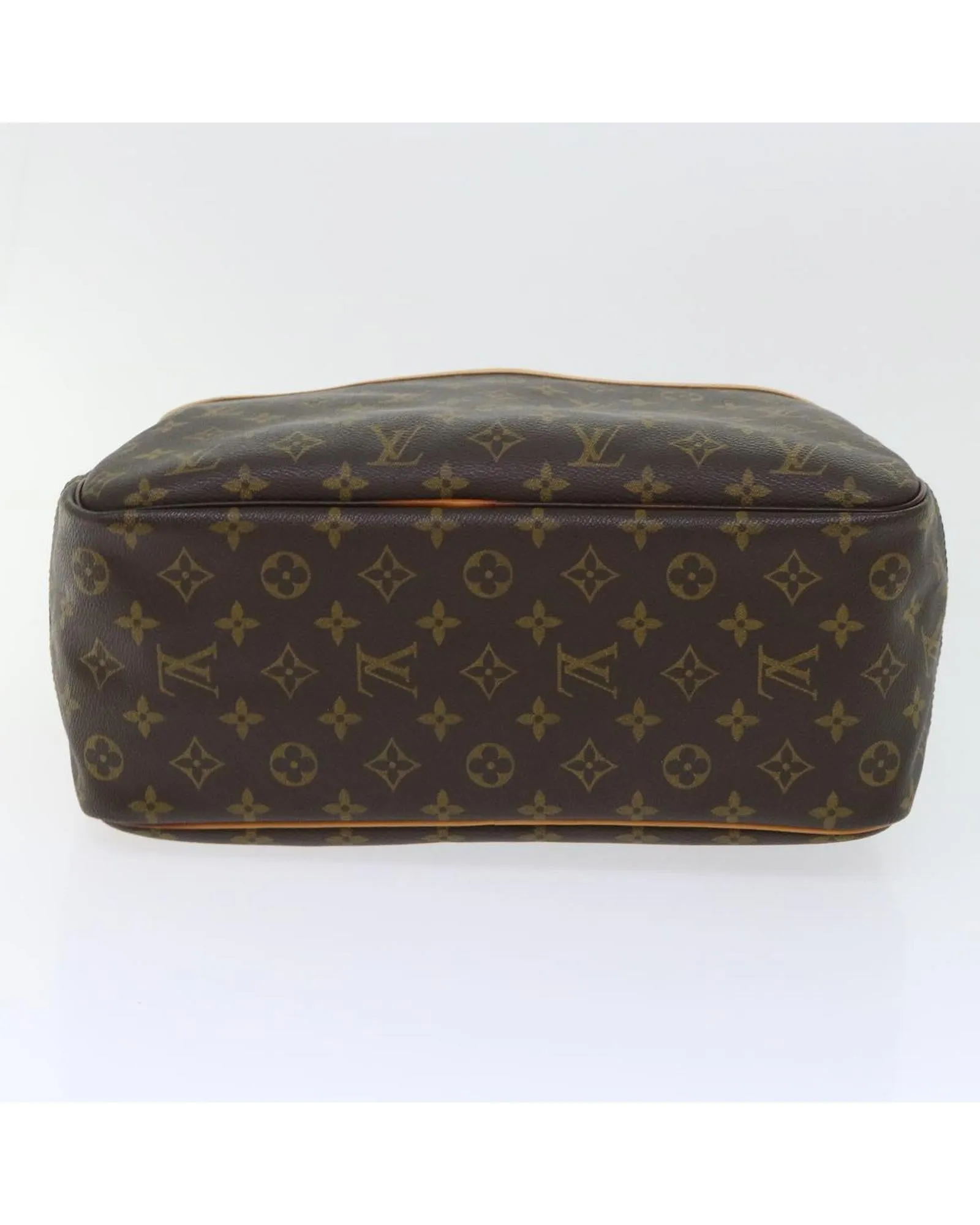 Monogram Canvas Hand Bag with Name Tag - B Rank