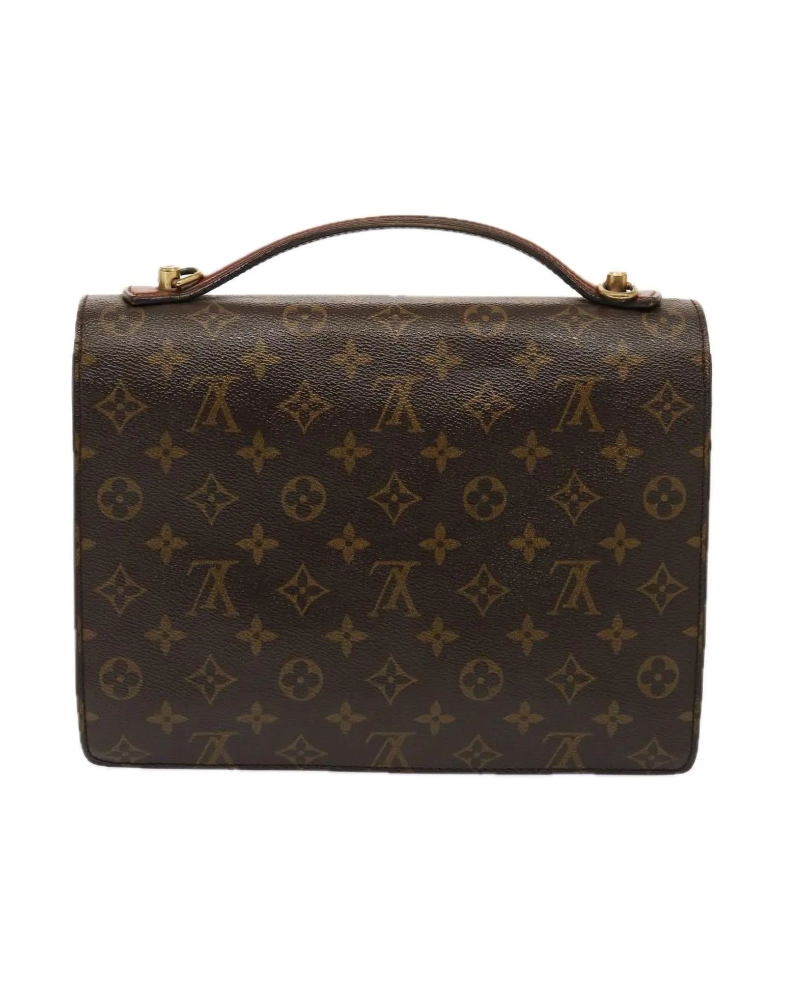 Monogram Canvas Handbag with Shoulder Strap