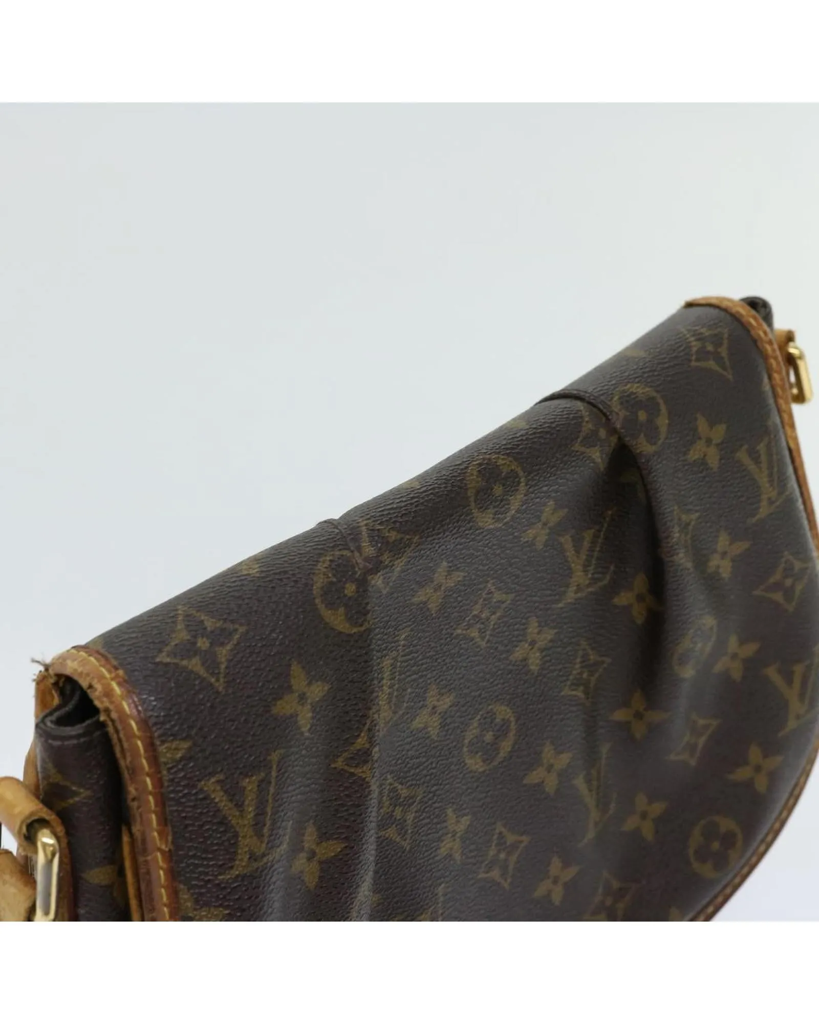 Monogram Canvas Shoulder Bag with Adjustable Strap - Authentic LV - France Made
