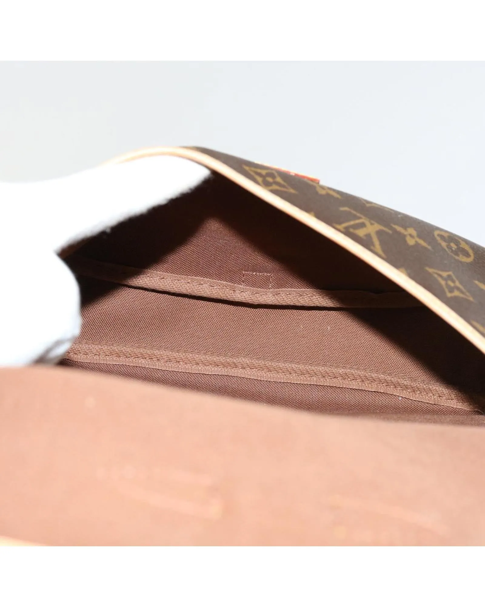 Monogram Canvas Shoulder Bag with Dust Bag Made in France