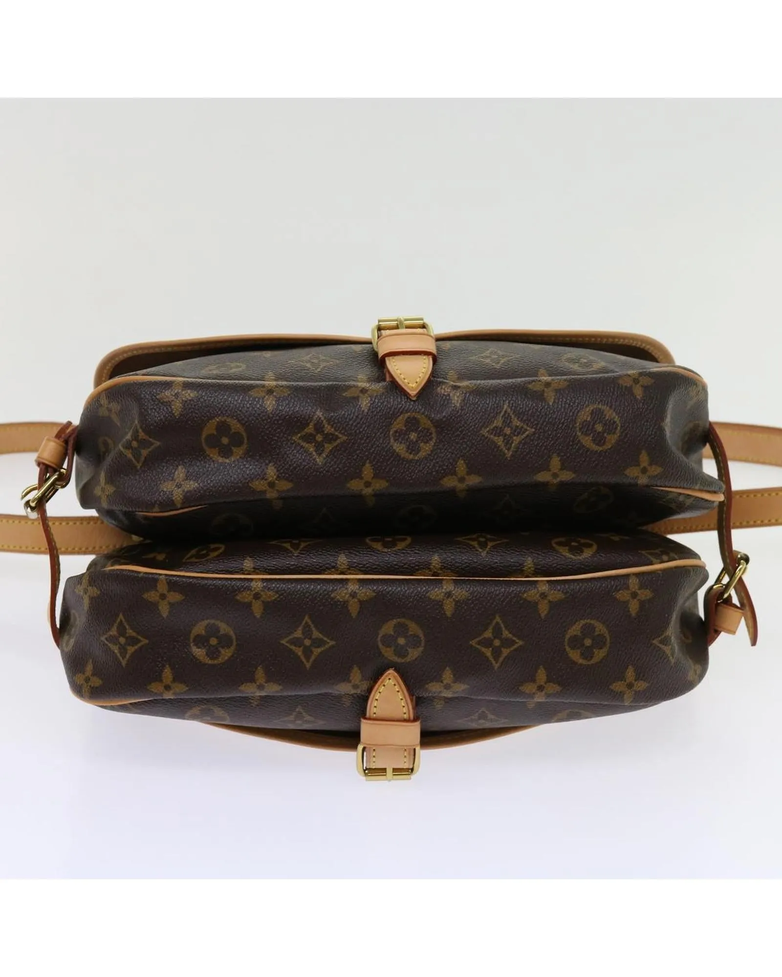 Monogram Canvas Shoulder Bag with Dust Bag Made in France
