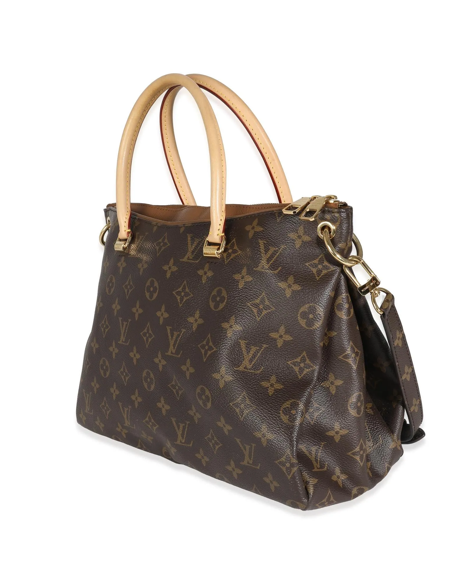 Monogram Canvas Shoulder Bag with Removable Straps