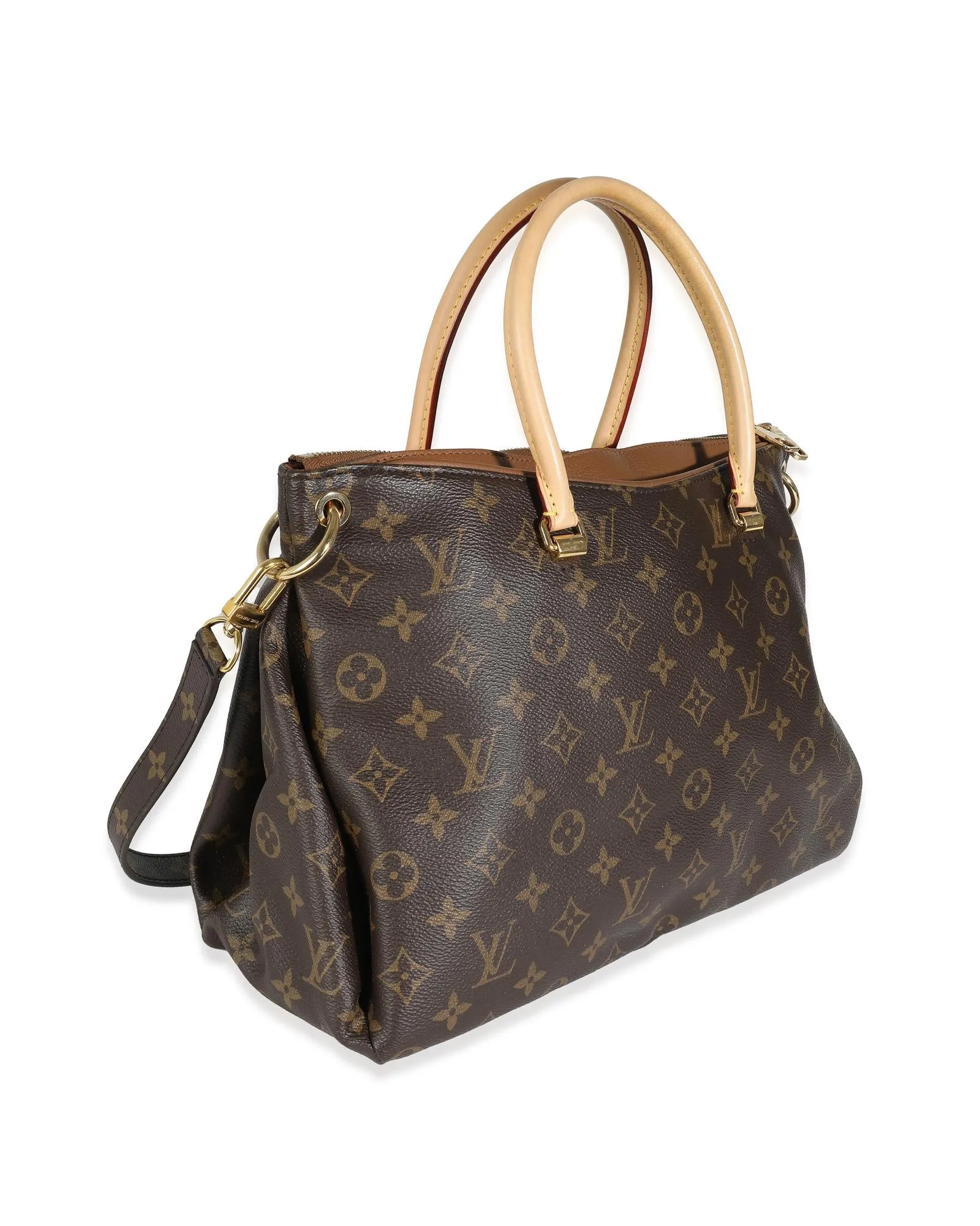 Monogram Canvas Shoulder Bag with Removable Straps