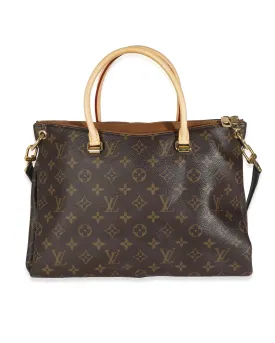 Monogram Canvas Shoulder Bag with Removable Straps