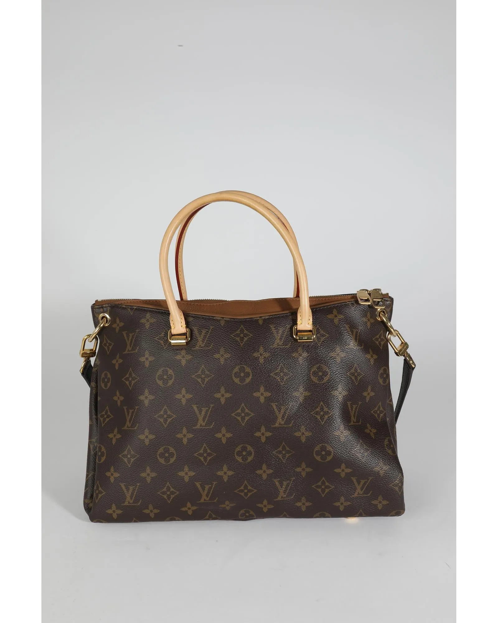 Monogram Canvas Shoulder Bag with Removable Straps