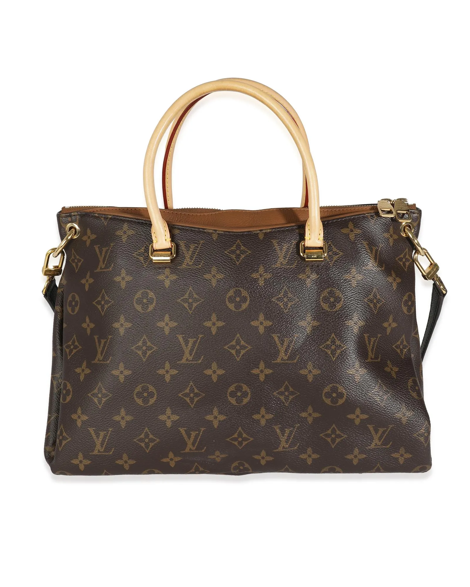 Monogram Canvas Shoulder Bag with Removable Straps