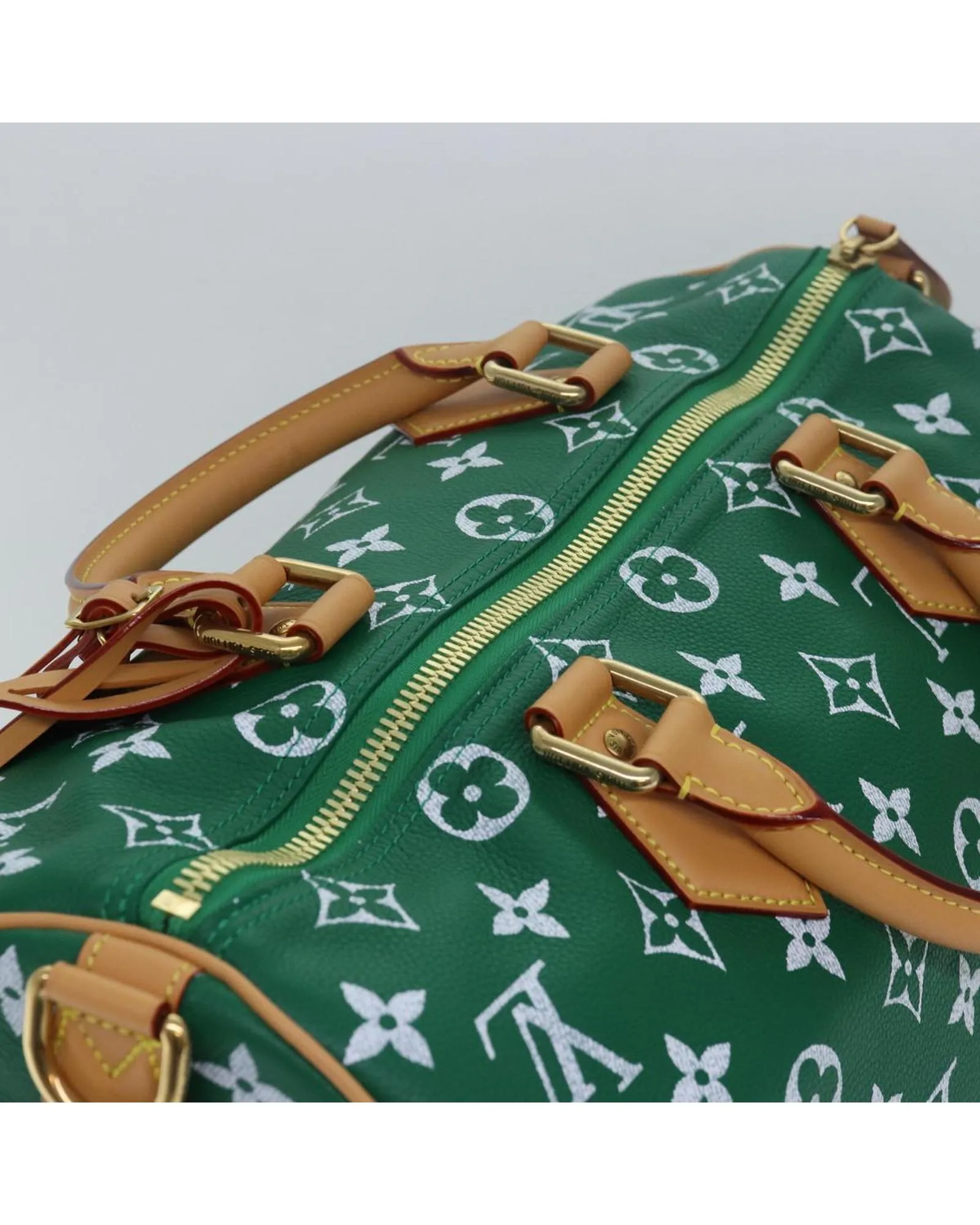 Monogram Canvas Speedy Bandouliere Handbag with Accessories