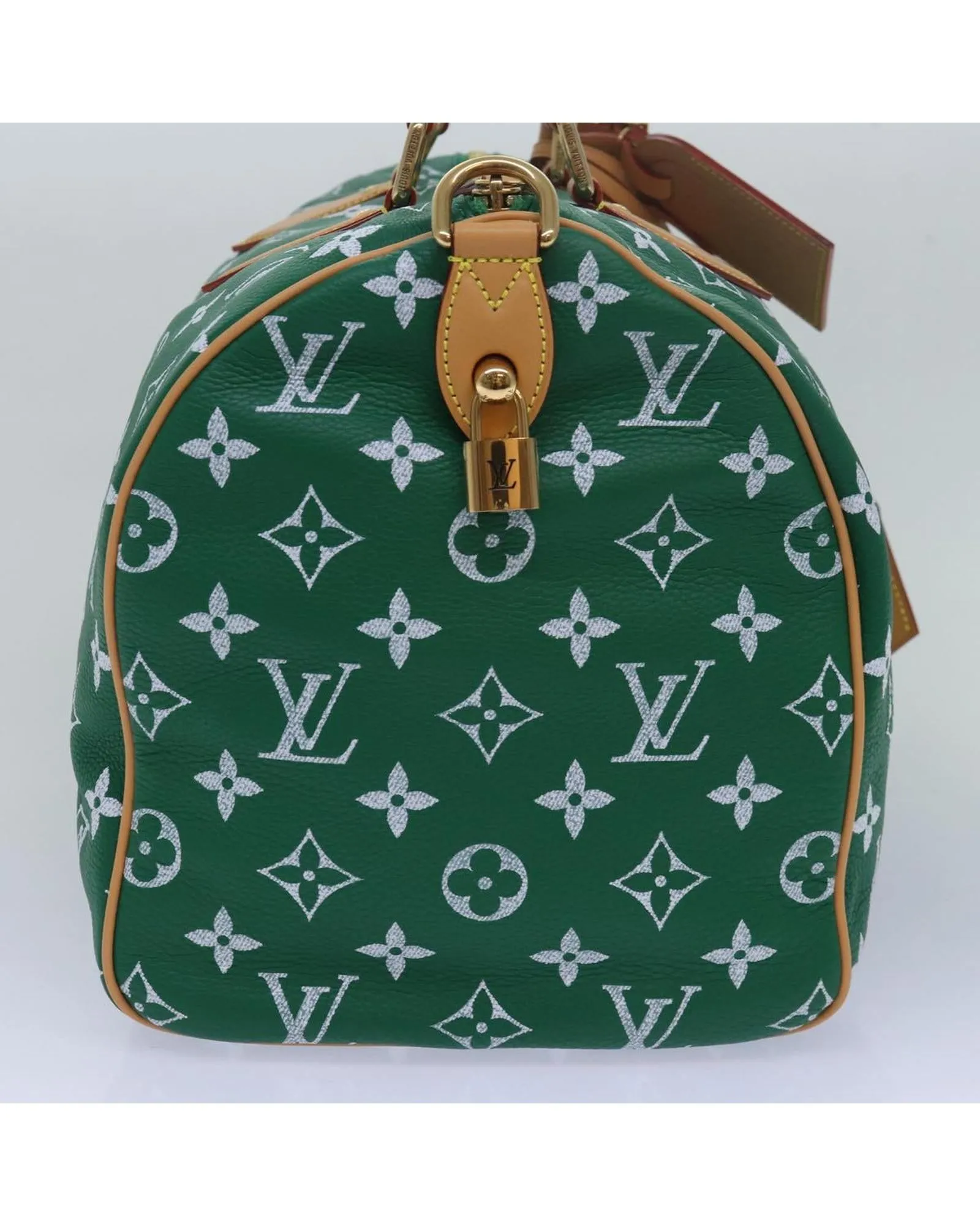 Monogram Canvas Speedy Bandouliere Handbag with Accessories
