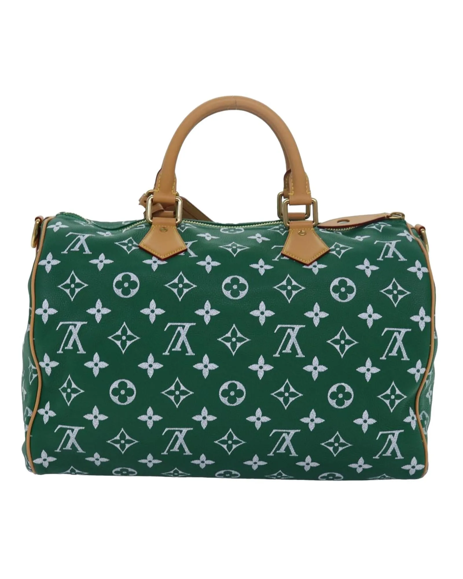 Monogram Canvas Speedy Bandouliere Handbag with Accessories