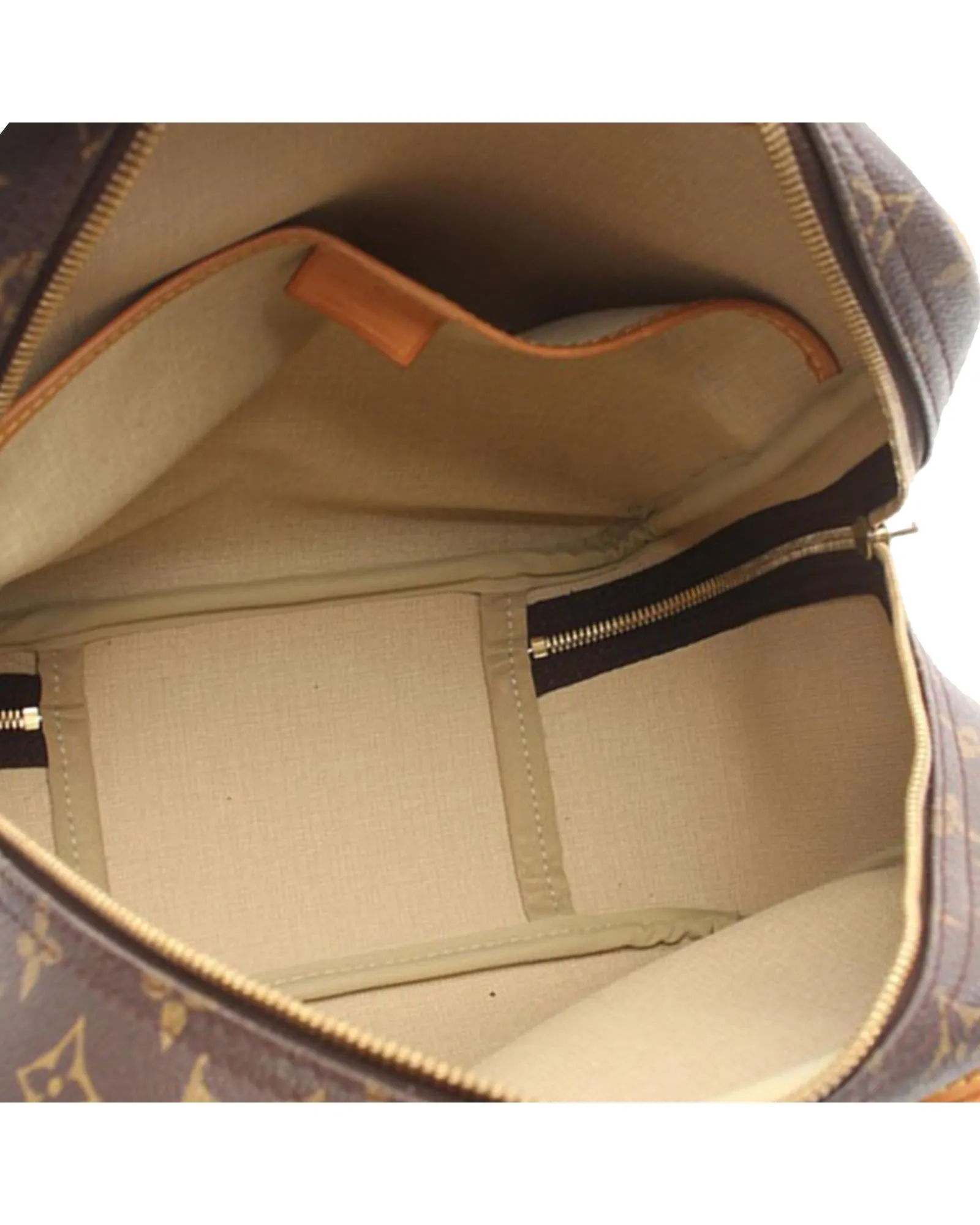 Monogram Canvas Zip Around Excursion Bag