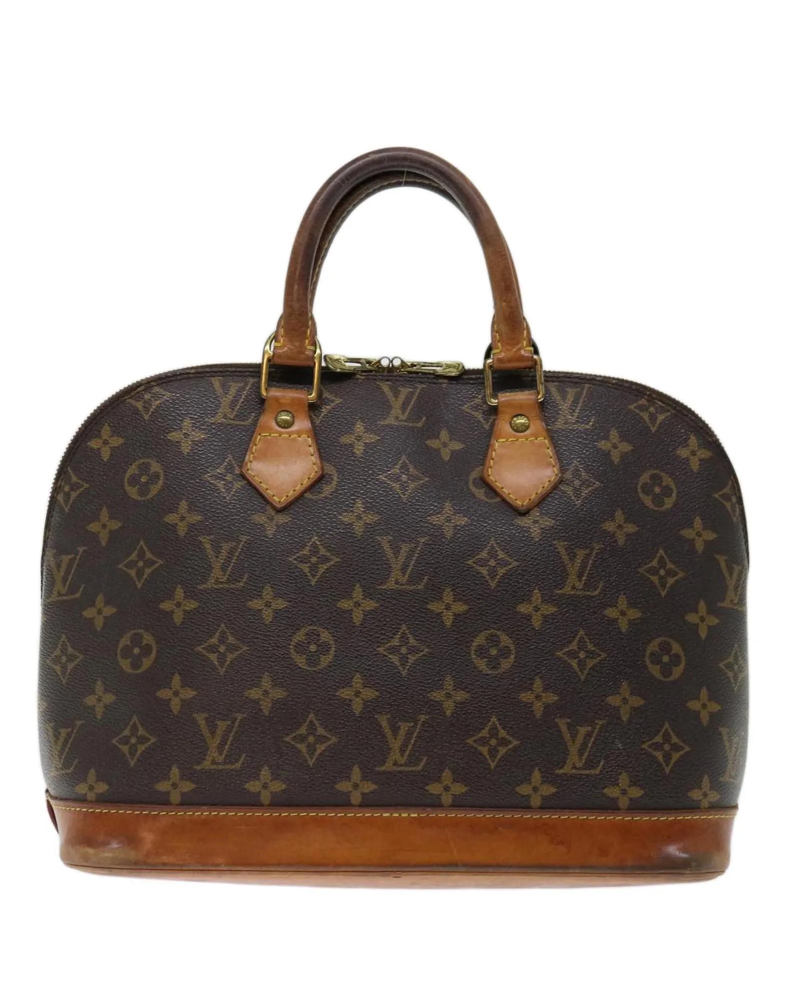 Monogram Hand Bag with Rubbing and Scratches Made in France