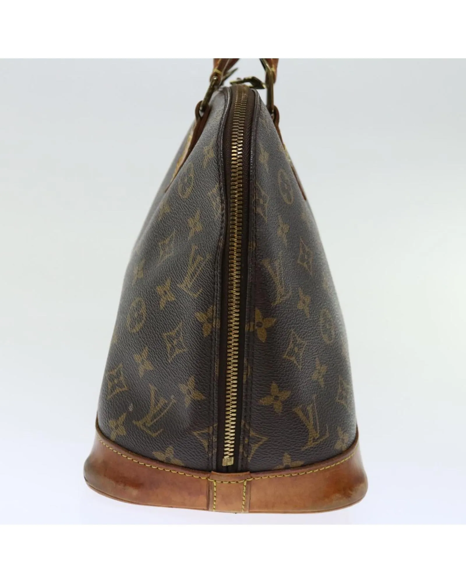Monogram Hand Bag with Rubbing and Scratches Made in France
