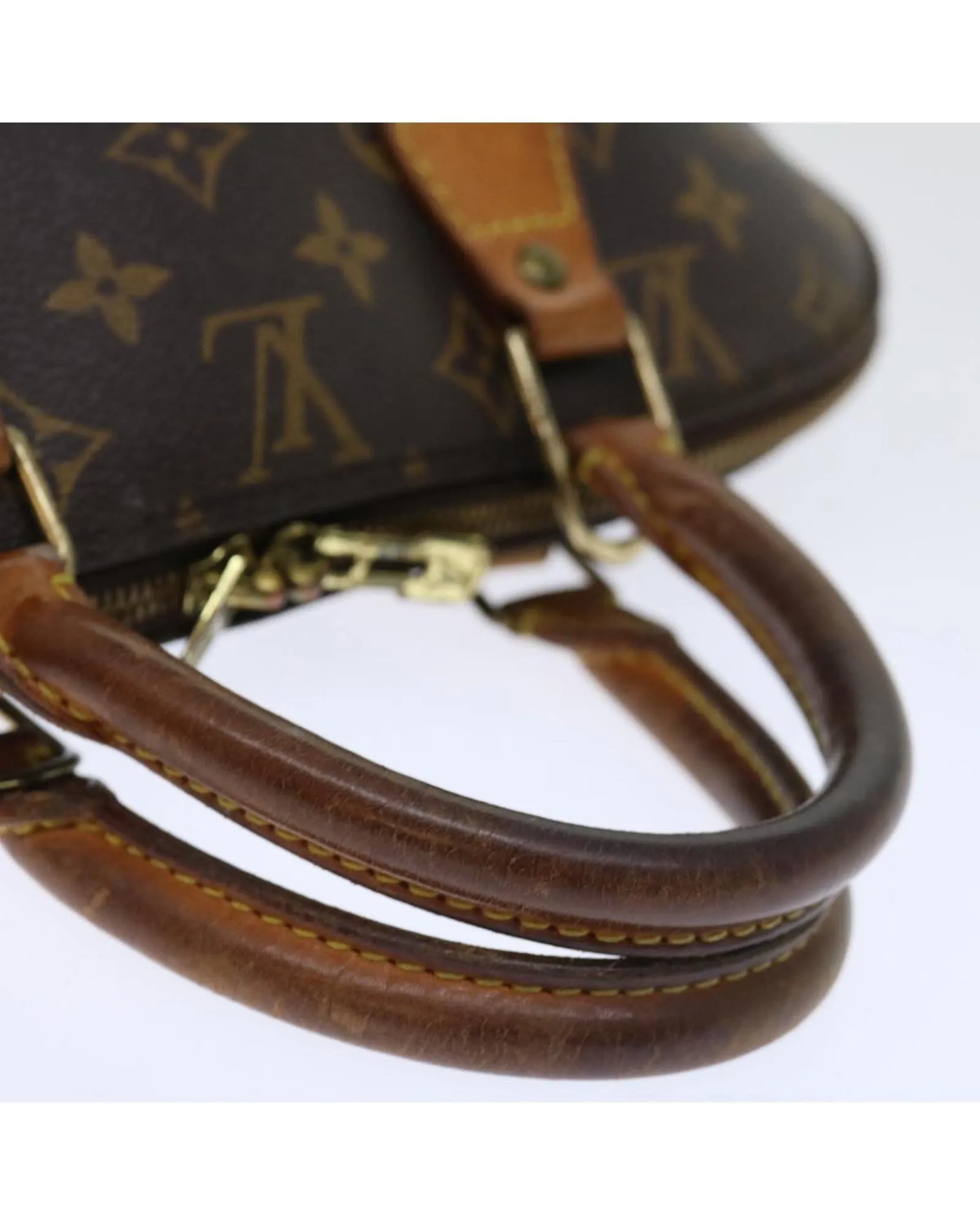 Monogram Hand Bag with Rubbing and Scratches Made in France