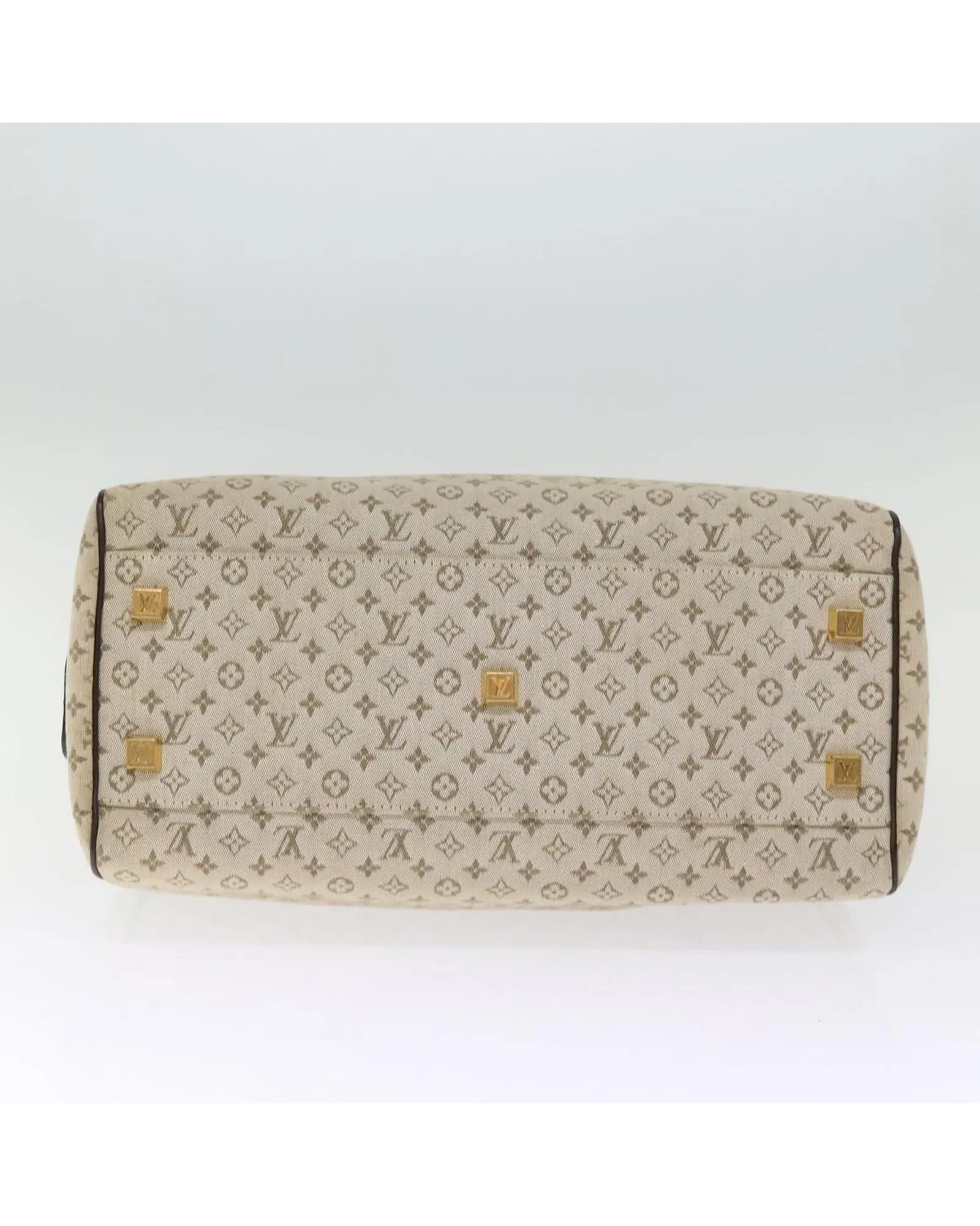 Monogram Mini Hand Bag with Accessory in Khaki