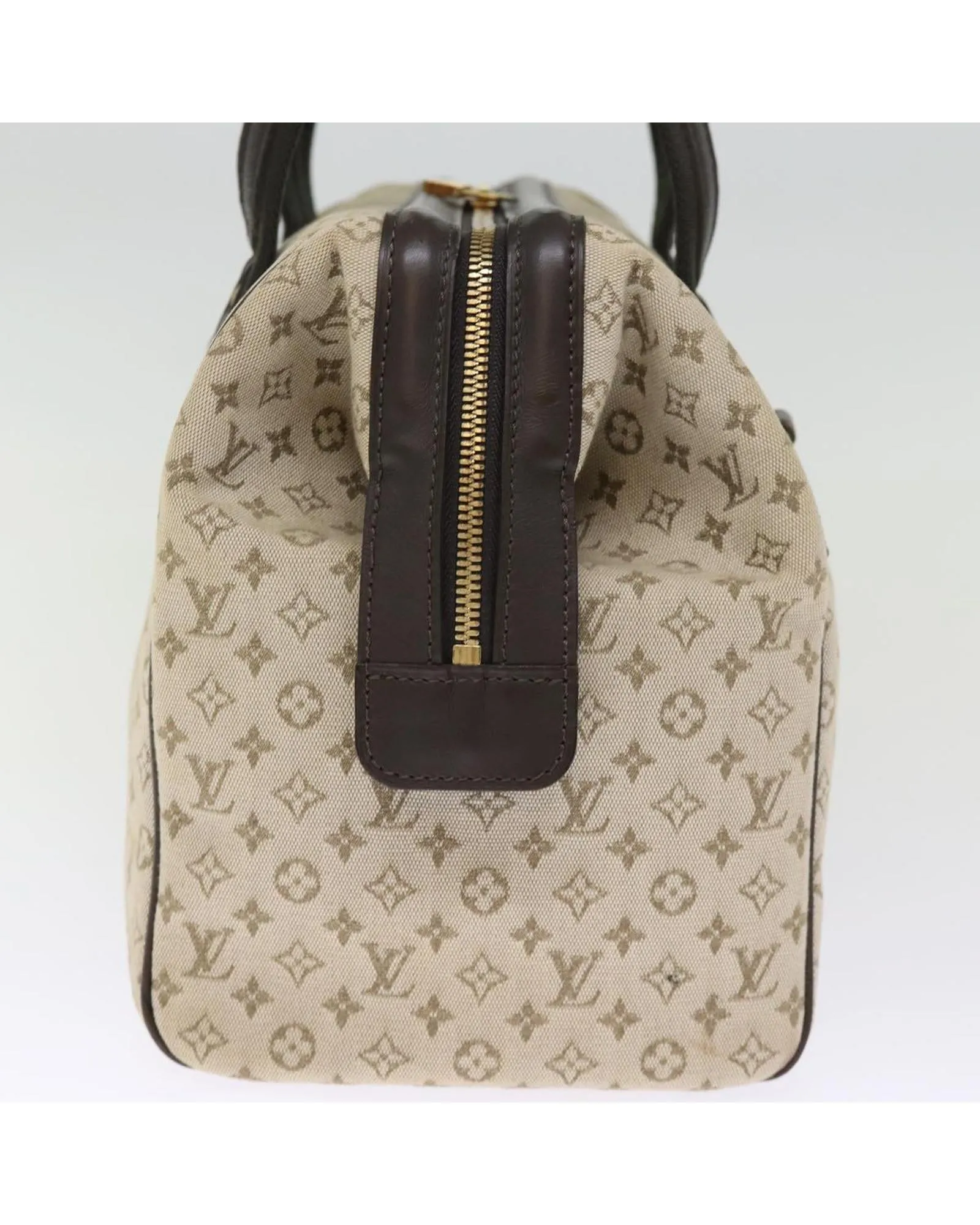Monogram Mini Hand Bag with Accessory in Khaki