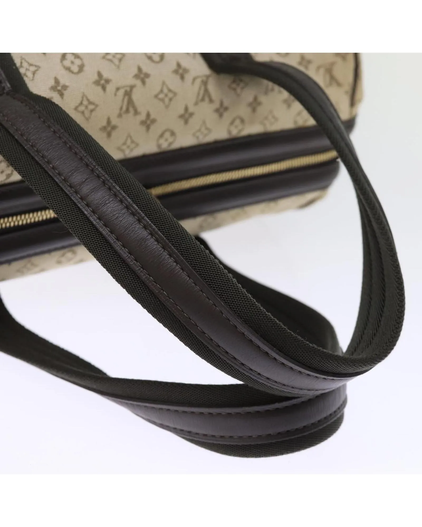Monogram Mini Hand Bag with Accessory in Khaki