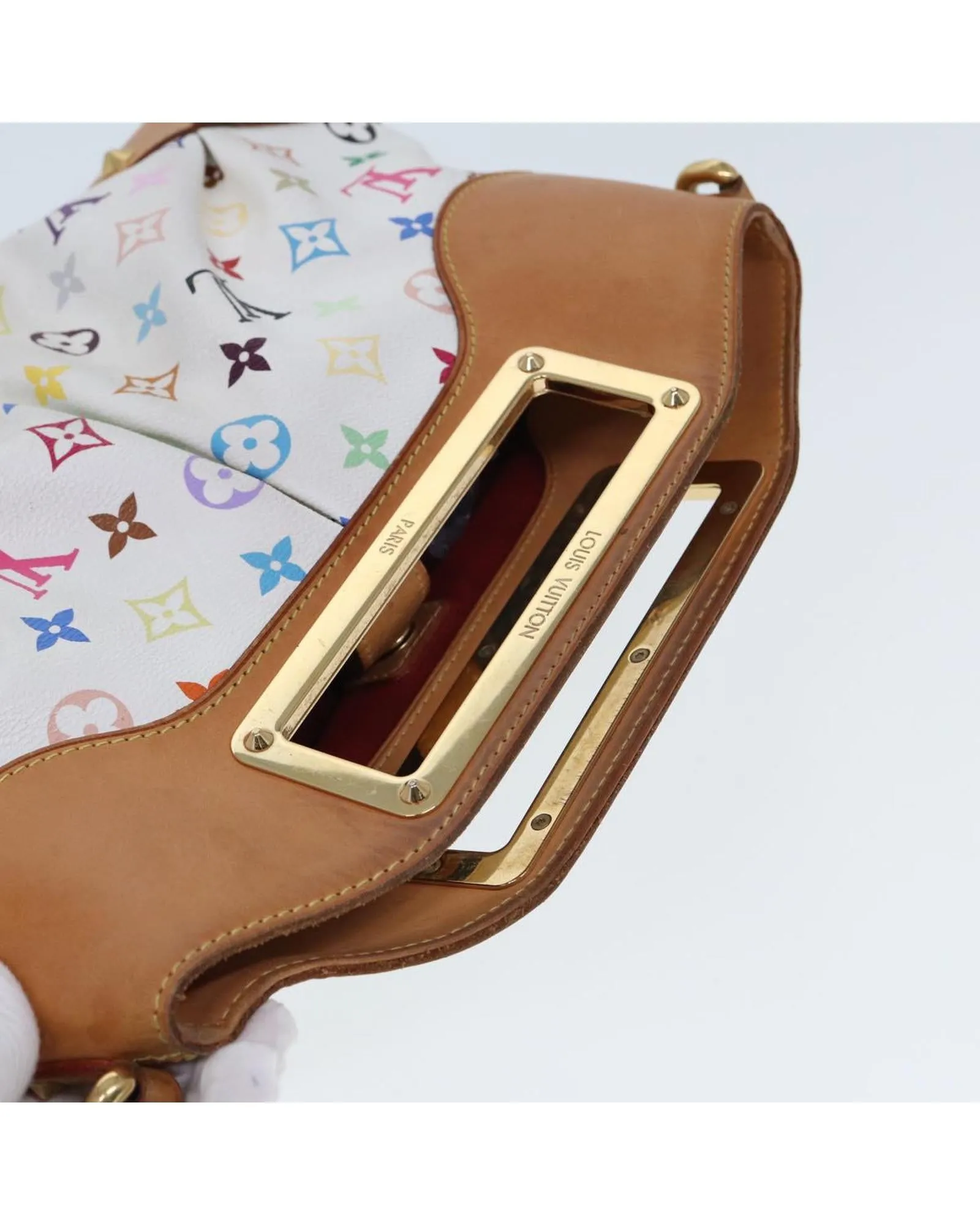 Monogram Multicolor Judy MM Hand Bag with Dust Bag and Shoulder Strap