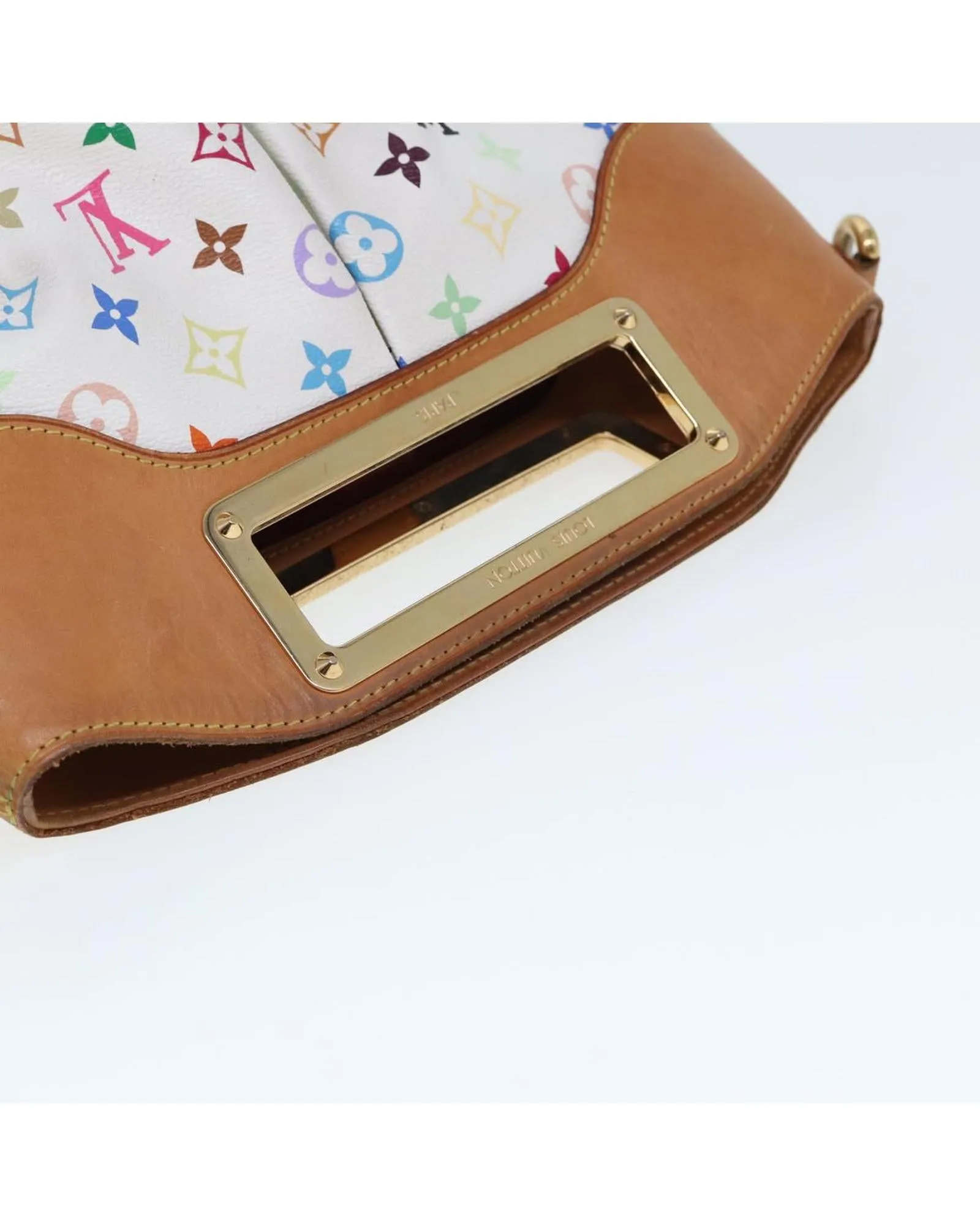 Monogram Multicolor Judy MM Hand Bag with Dust Bag and Shoulder Strap