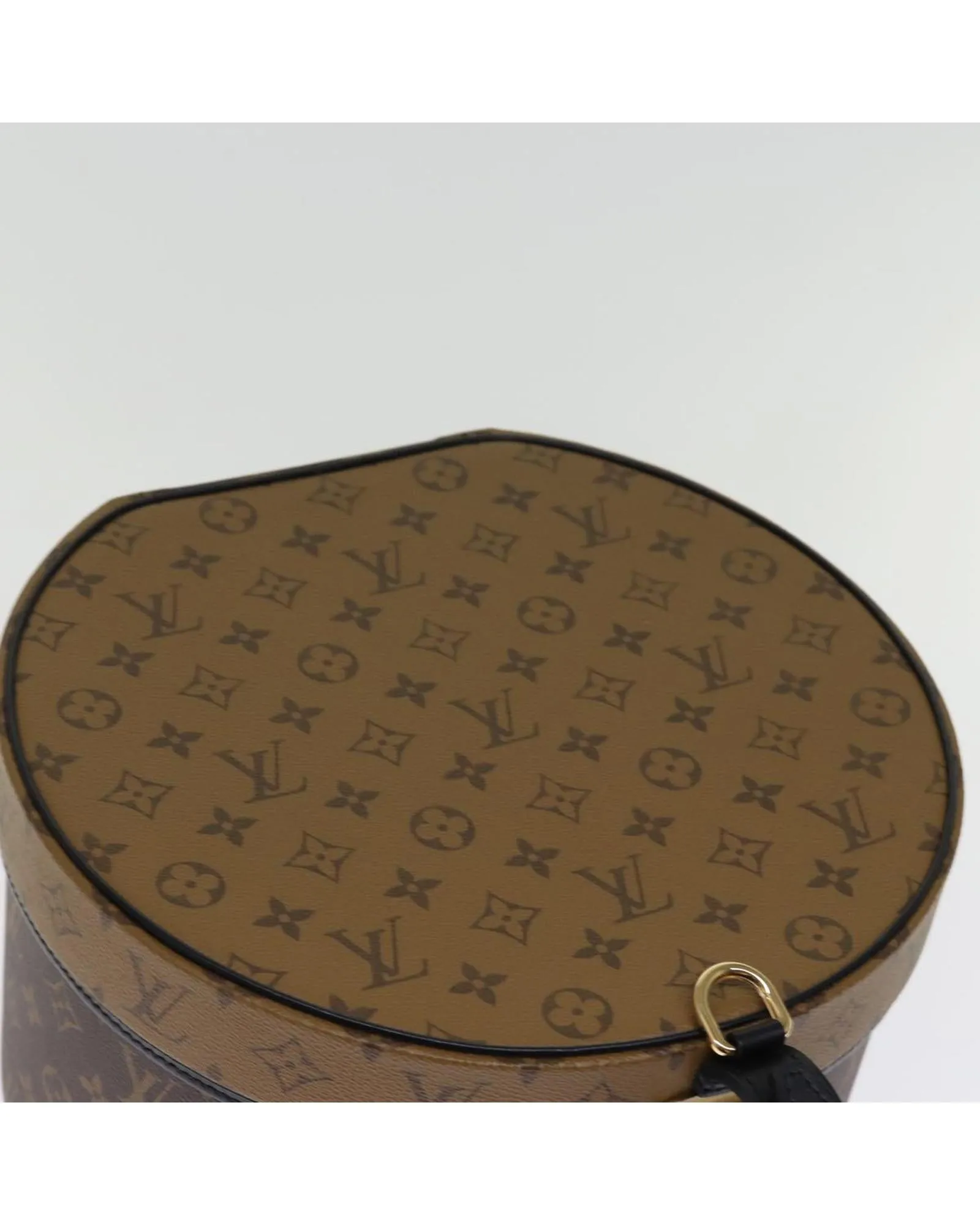 Monogram Reverse Canvas Hand Bag with Dust Bag and Key Tag