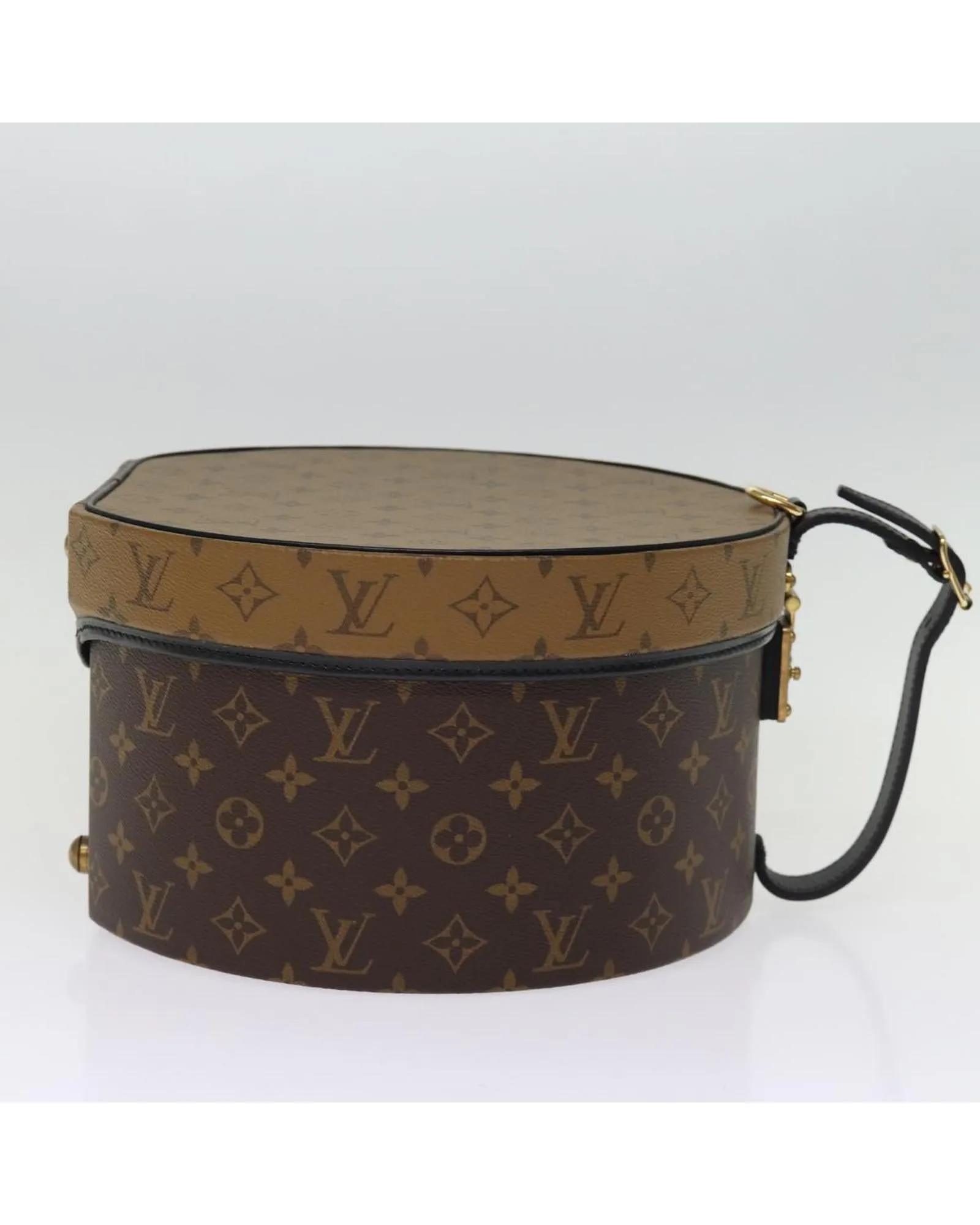Monogram Reverse Canvas Hand Bag with Dust Bag and Key Tag