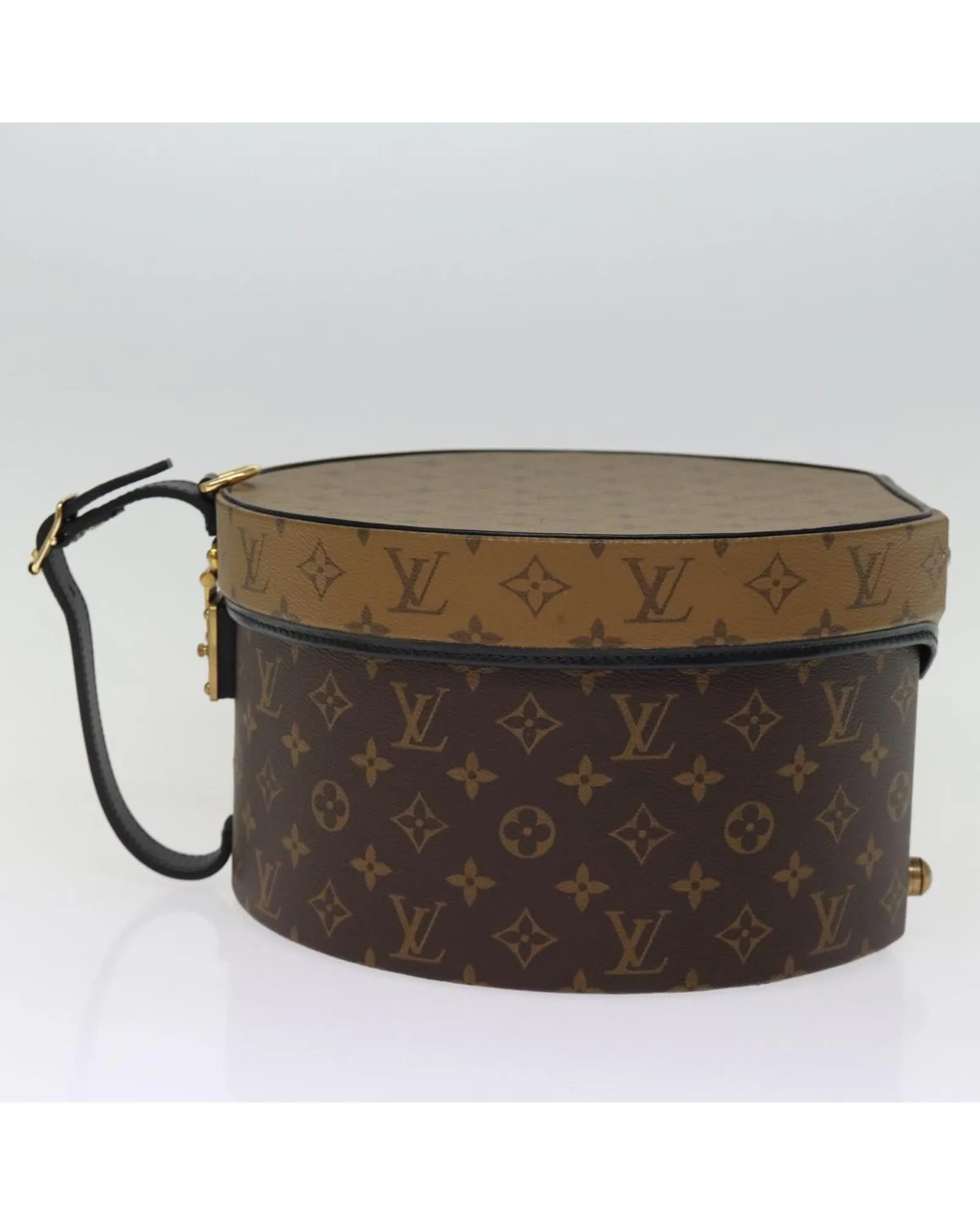 Monogram Reverse Canvas Hand Bag with Dust Bag and Key Tag