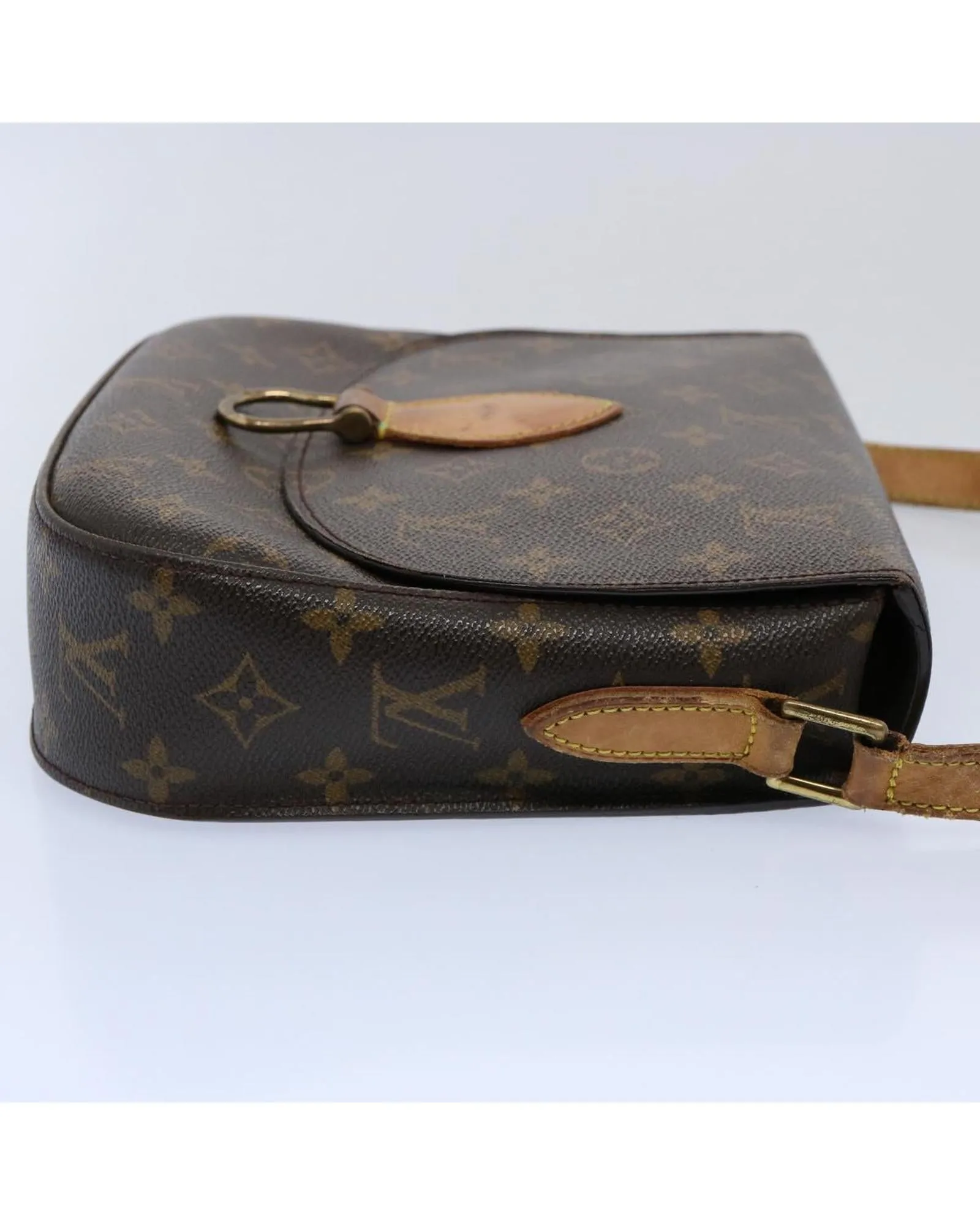 Monogram Shoulder Bag with Adjustable Strap - France Made