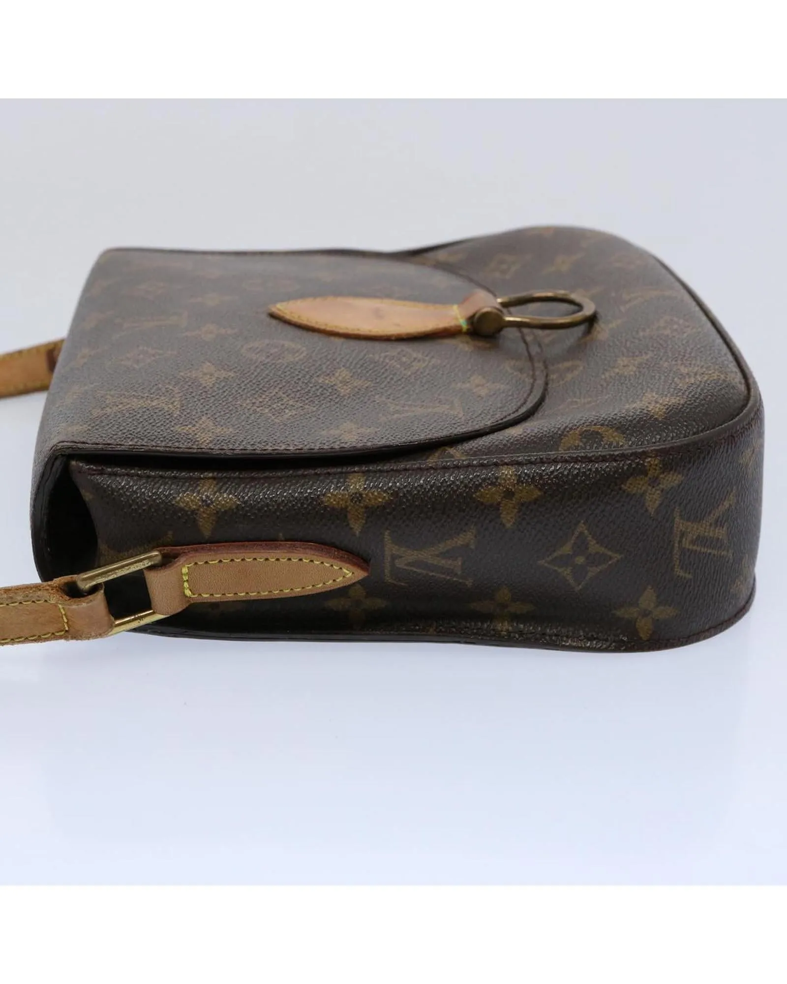 Monogram Shoulder Bag with Adjustable Strap - France Made