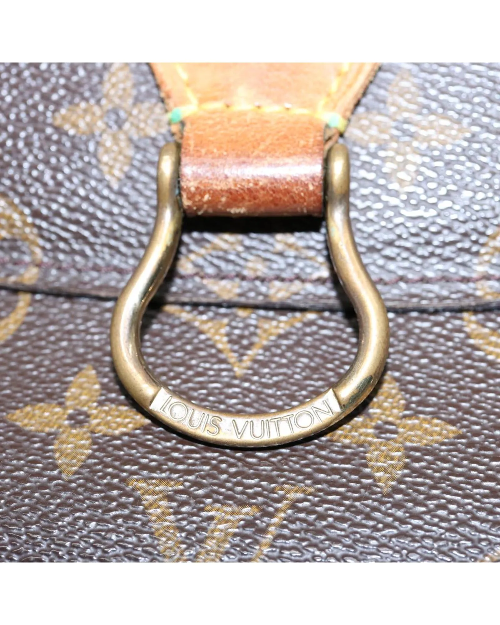 Monogram Shoulder Bag with Adjustable Strap - France Made