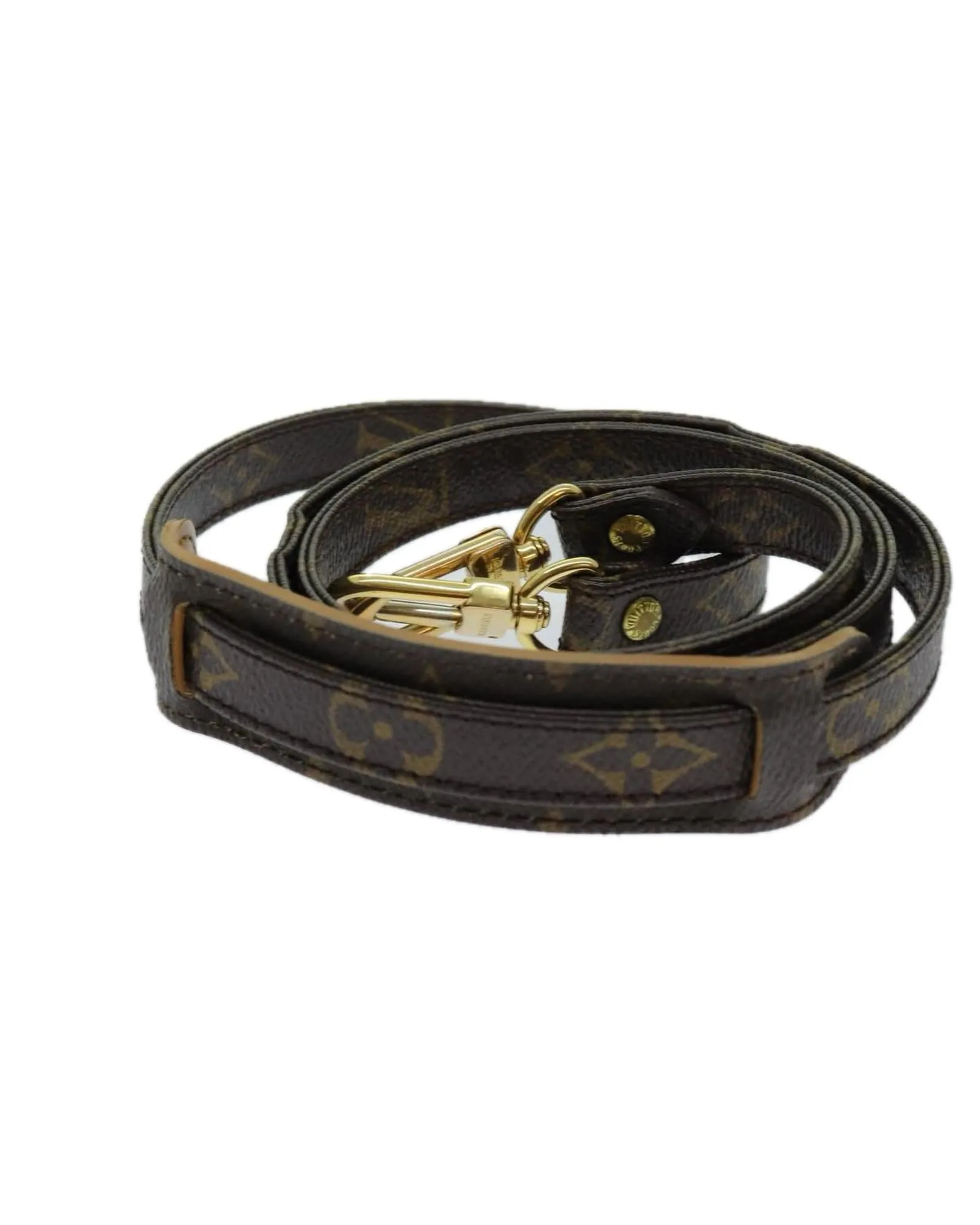 Monogram Shoulder Strap with Authenticity - B Rank
