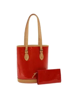 Monogram Vernis Bucket PM Shoulder Bag