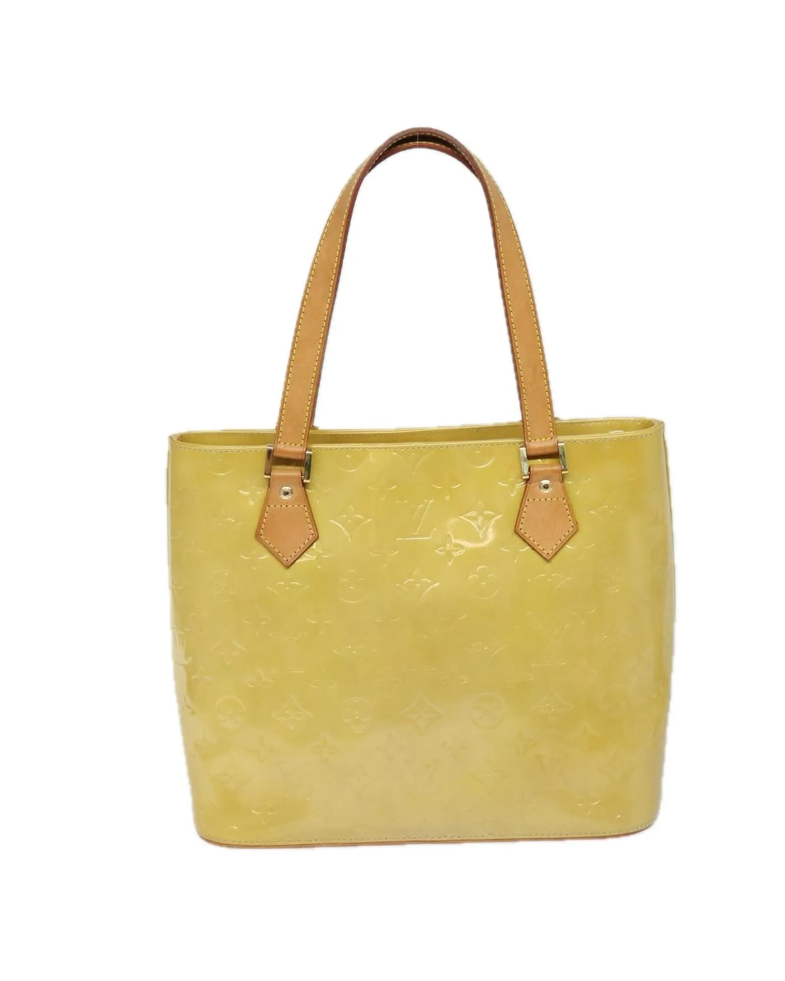 Monogram Vernis Patent Leather Handbag with Discreet Storage Smell