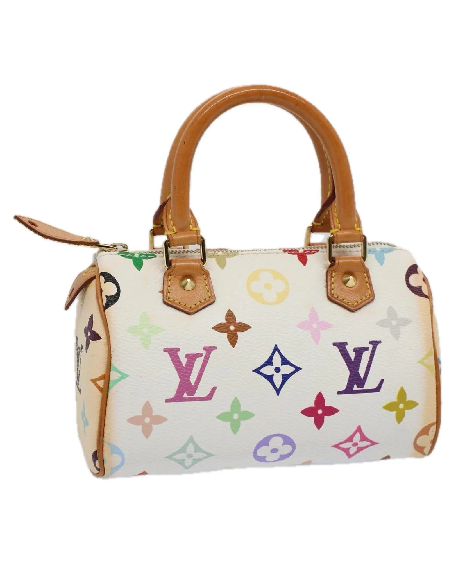 Multicolor Mini Speedy Hand Bag