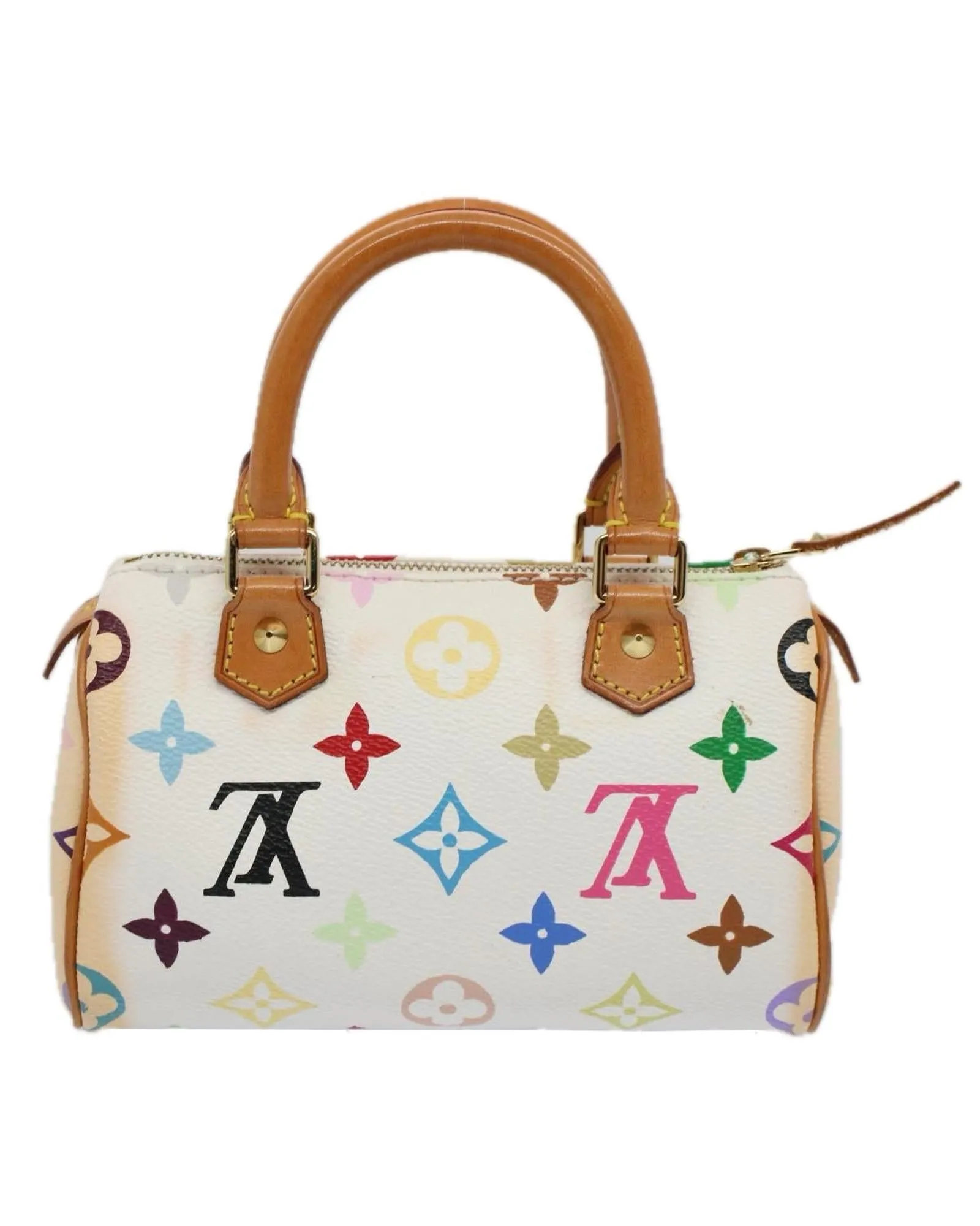 Multicolor Mini Speedy Hand Bag