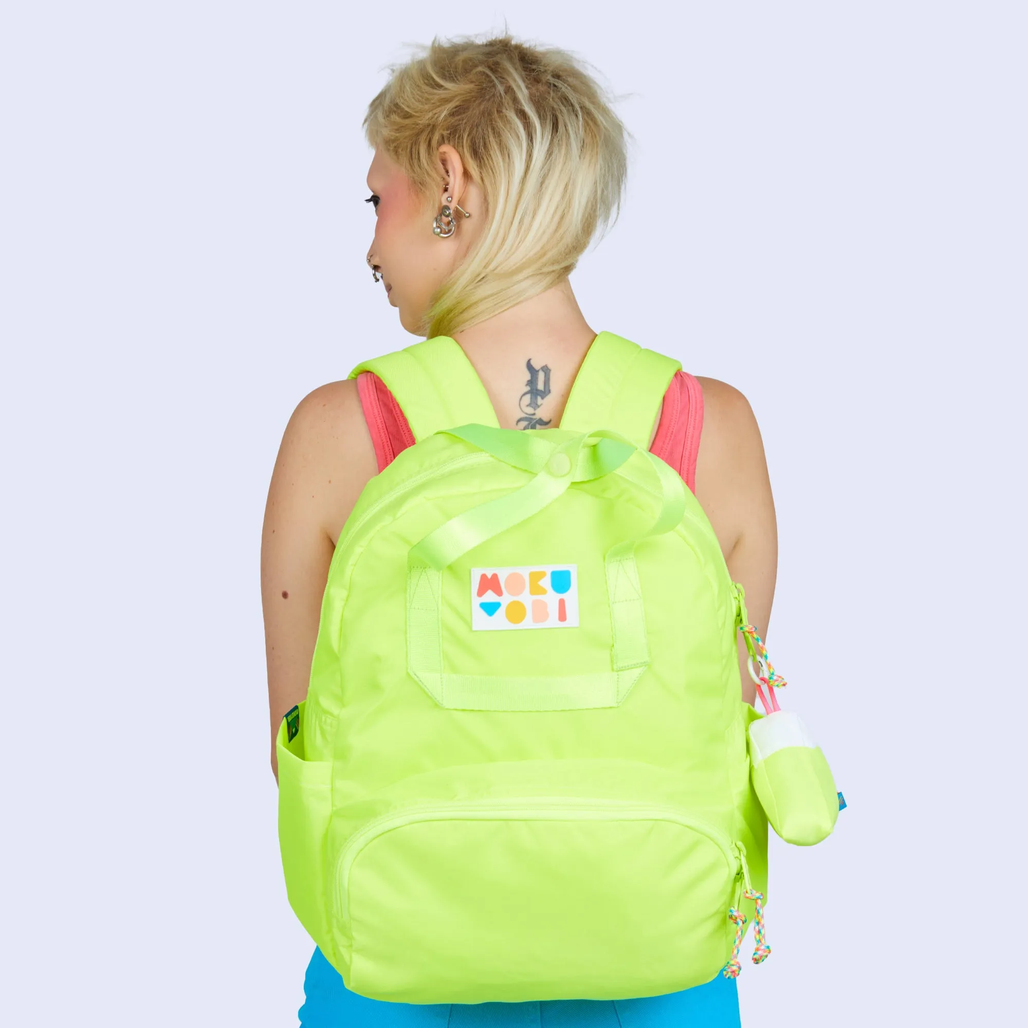Neon Yellow Atlas Backpack