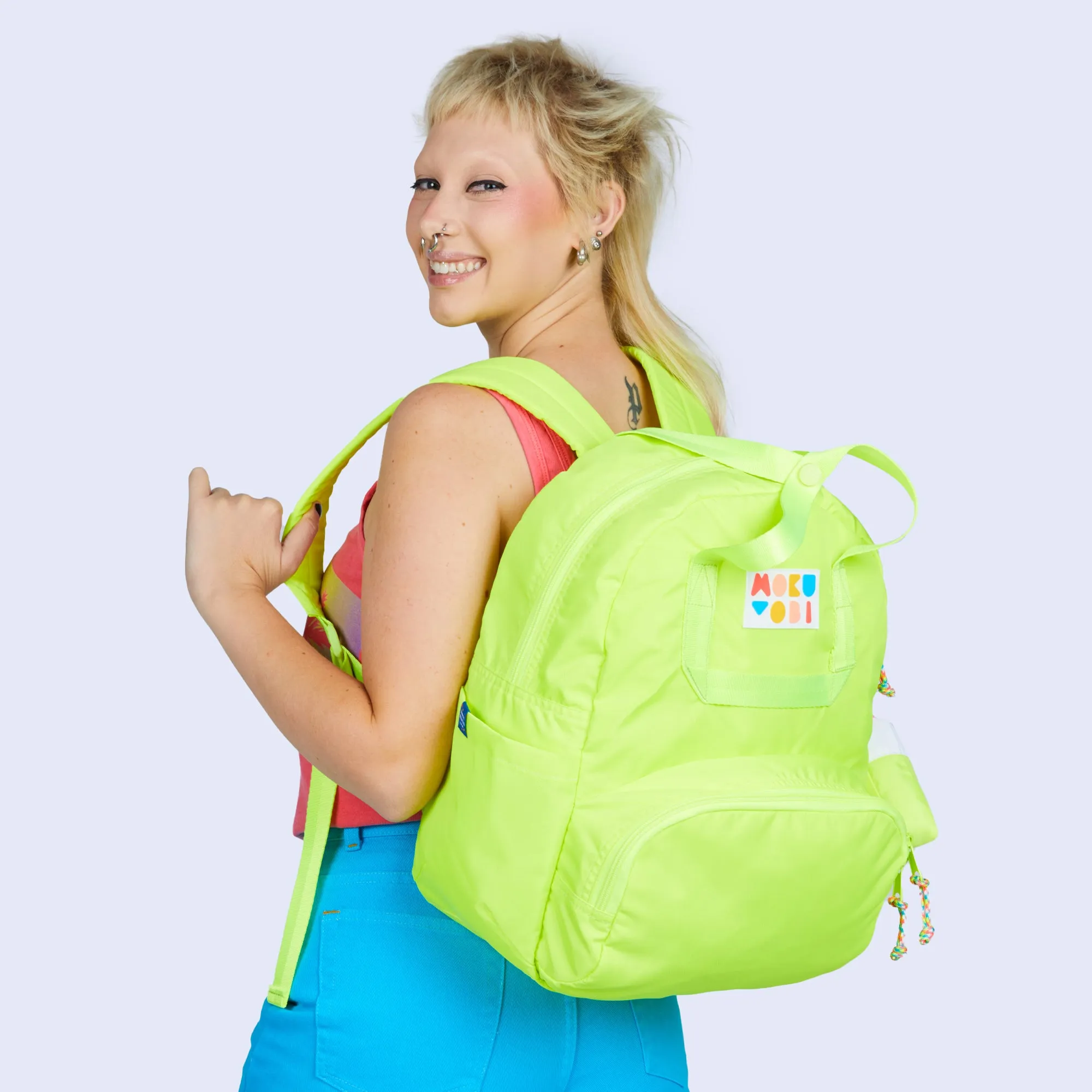 Neon Yellow Atlas Backpack