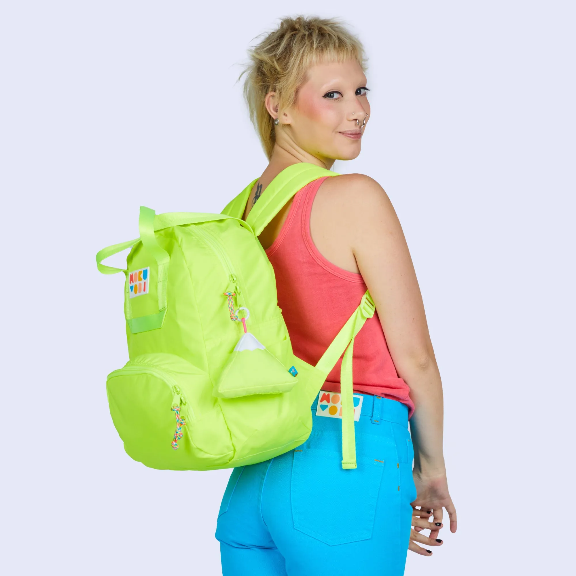 Neon Yellow Atlas Backpack