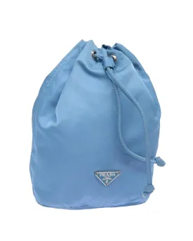 Nylon Pouch with Adjustable Strap and Zipper Closure