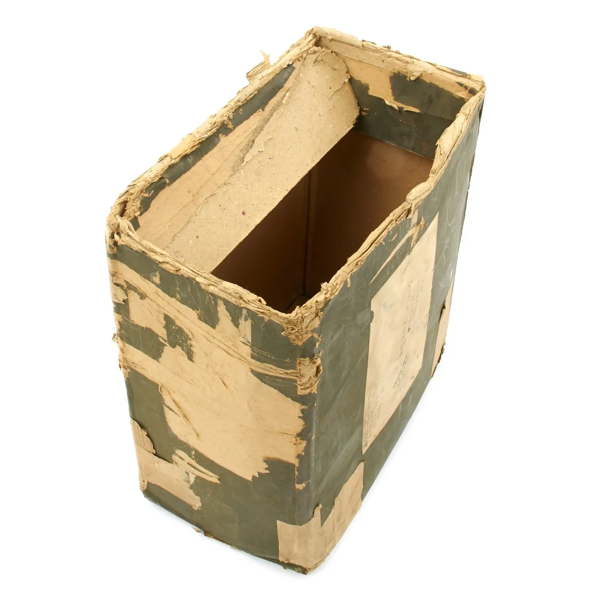 Original German WWII Fallschirmjager Camouflage Paratrooper RZ20 Parachute in Bring Home Box with Certificate