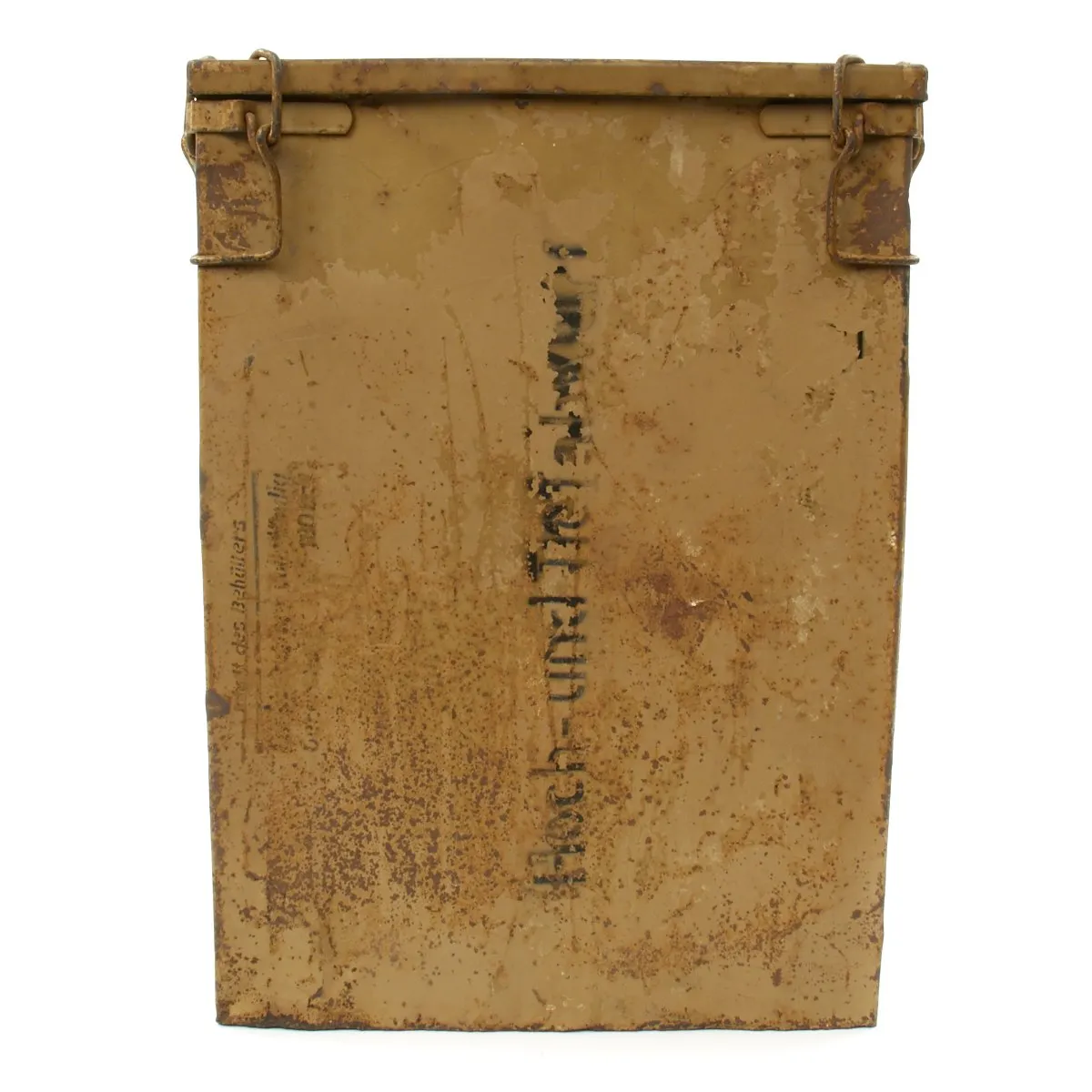 Original German WWII Fallschirmjager Paratrooper RZ36 Delta-Shaped Camouflage Parachute with Bag and Crate