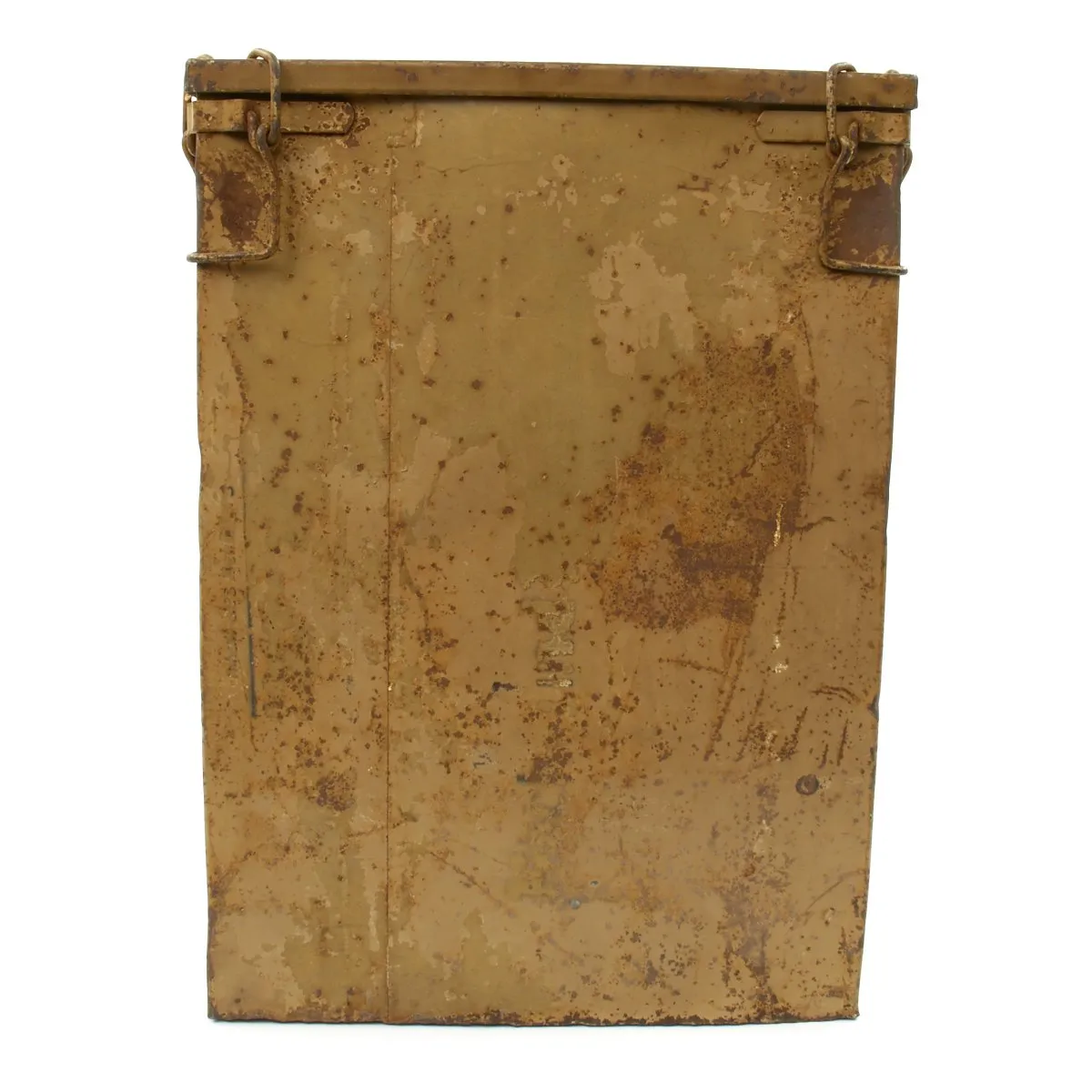 Original German WWII Fallschirmjager Paratrooper RZ36 Delta-Shaped Camouflage Parachute with Bag and Crate