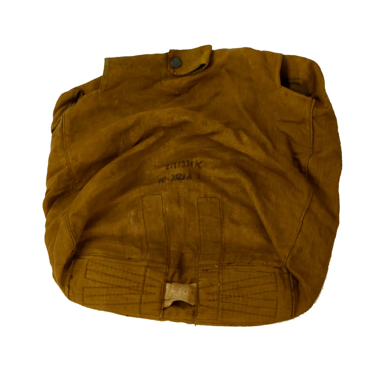 Original German WWII Fallschirmjager Paratrooper RZ36 Delta-Shaped Camouflage Parachute with Bag, harnesses and more - (1) Canopy In Bag, (1) Transit Bag, (2) Harnesses, (3) Extra Bags