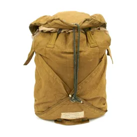 Original German WWII Luftwaffe Camouflage Fallschirmjager Paratrooper RZ20/36 Transitional Parachute with Bag